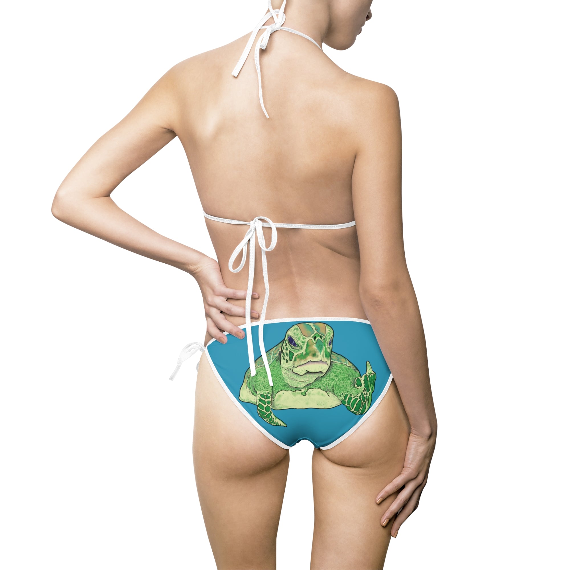 Turtle With Attitude | Women&#39;s Bikini Swimsuit (AOP)