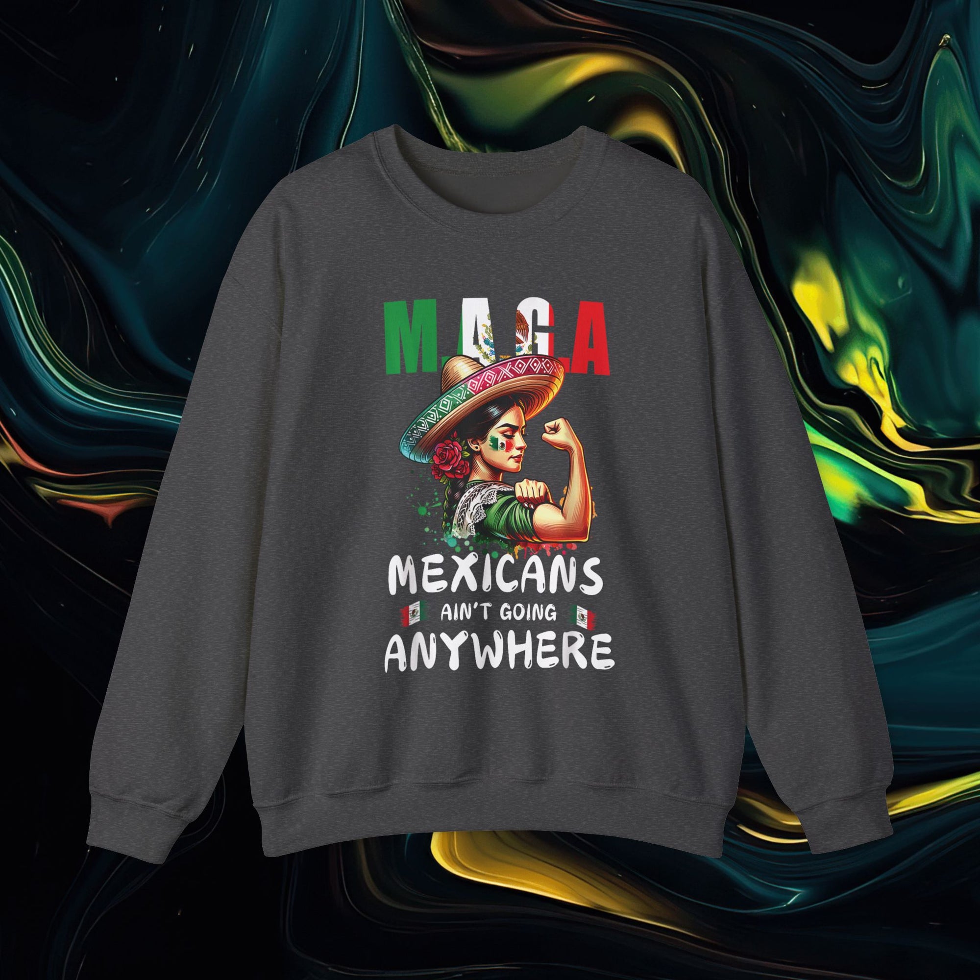 M.A.G.A. Fuerza | Gildan 18000 | Unisex Heavy Blend™ Crewneck Sweatshirt