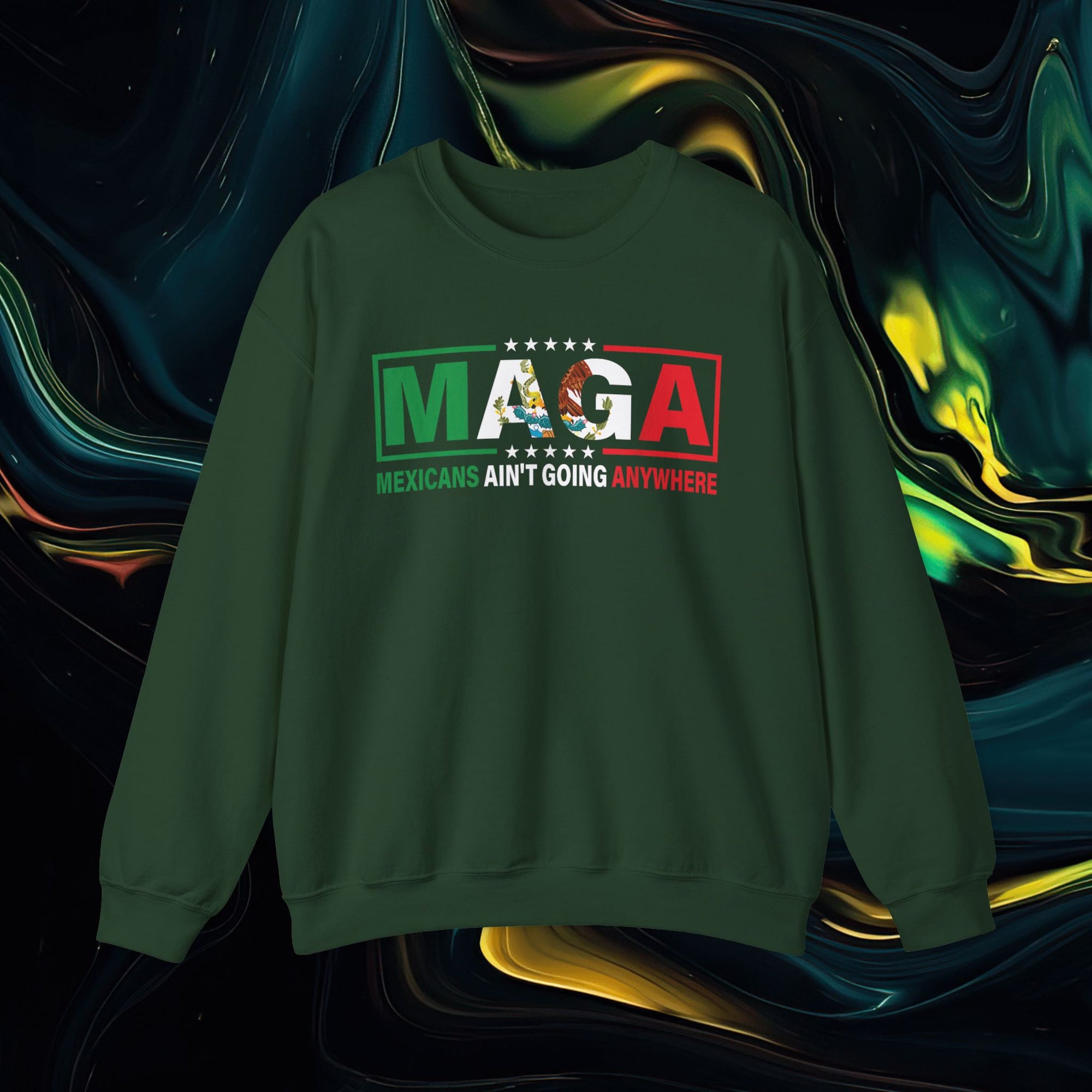 M.A.G.A. Political Sign | Gildan 18000 | Unisex Heavy Blend™ Crewneck Sweatshirt
