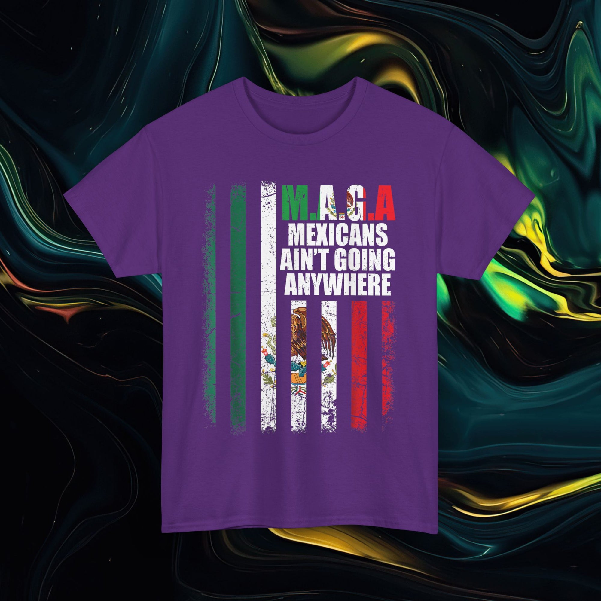 M.A.G.A. Mexican/American Flag | Gildan 5000 | Unisex Heavy Cotton Tee