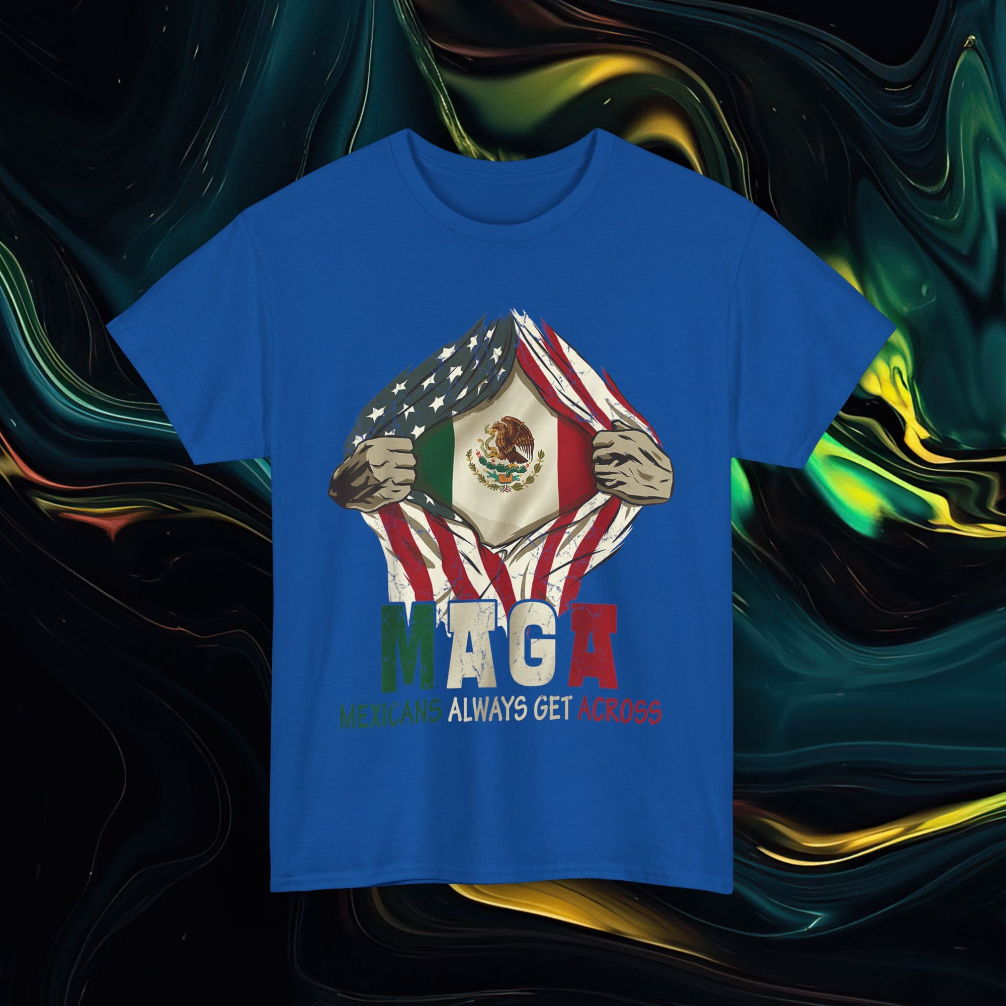 M.A.G.A.  Always Get Across | Gildan 5000 | Unisex Heavy Cotton Tee