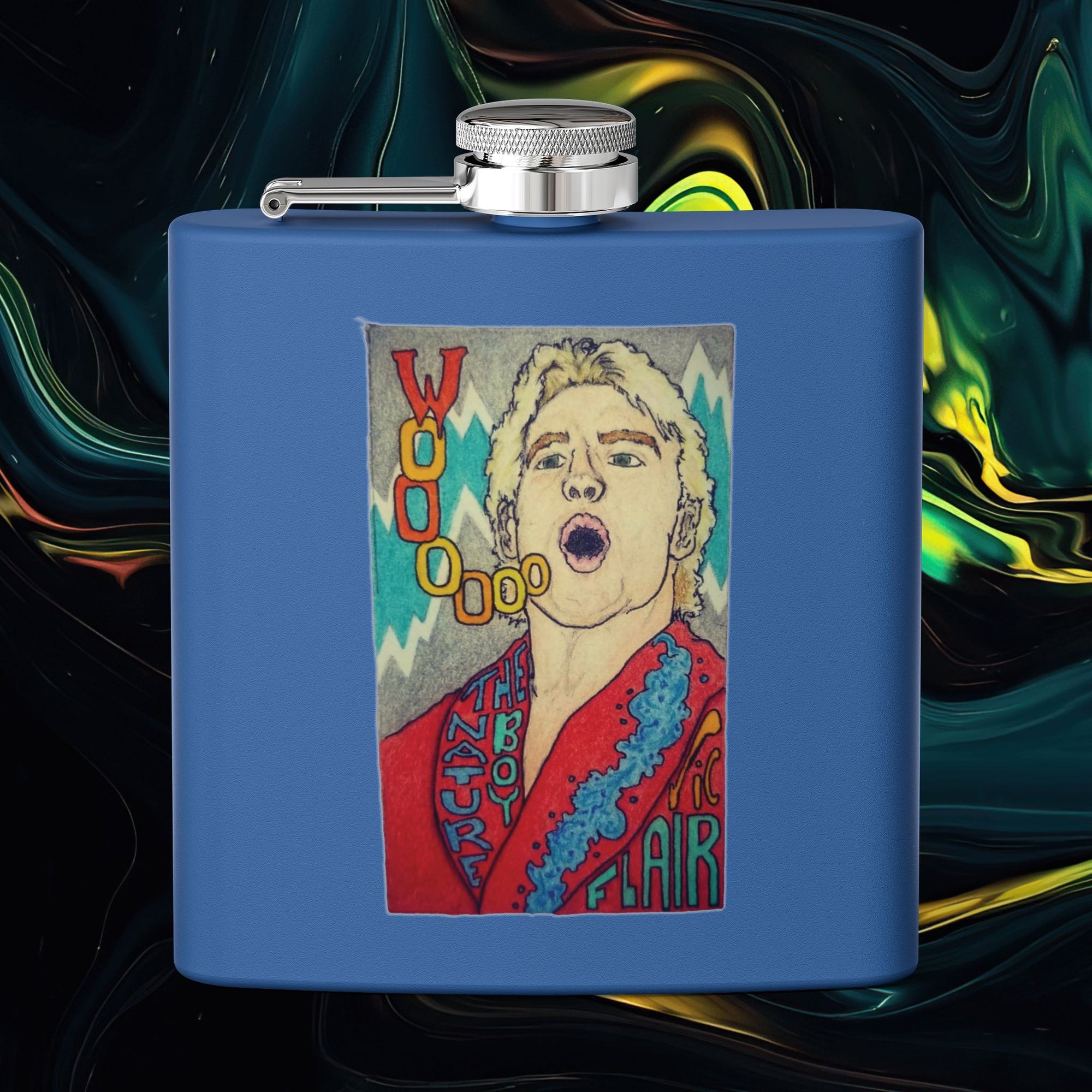 Wooo | Stainless Steel Flask - 6oz Hip Flask for Parties &amp; Celebrations