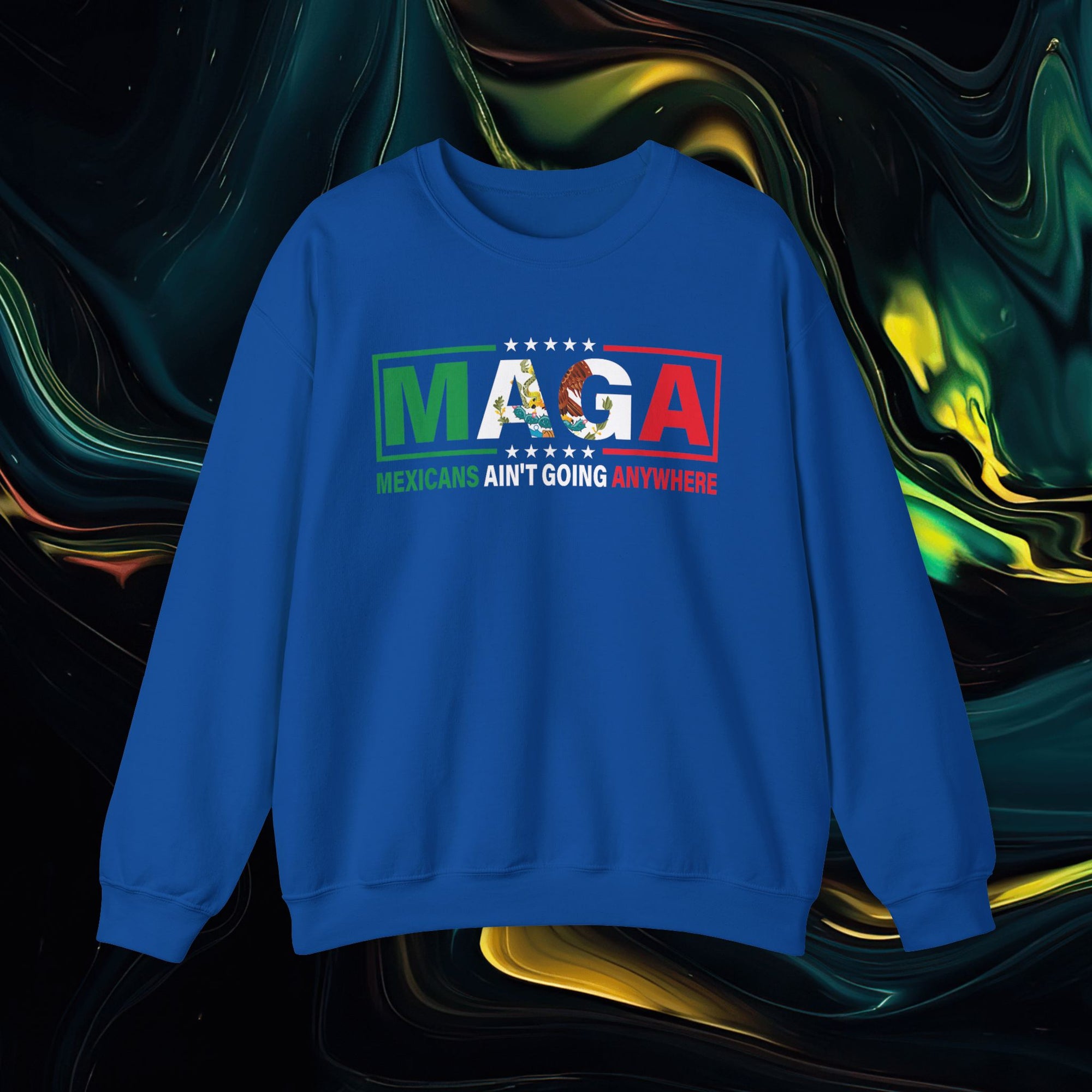 M.A.G.A. Political Sign | Gildan 18000 | Unisex Heavy Blend™ Crewneck Sweatshirt