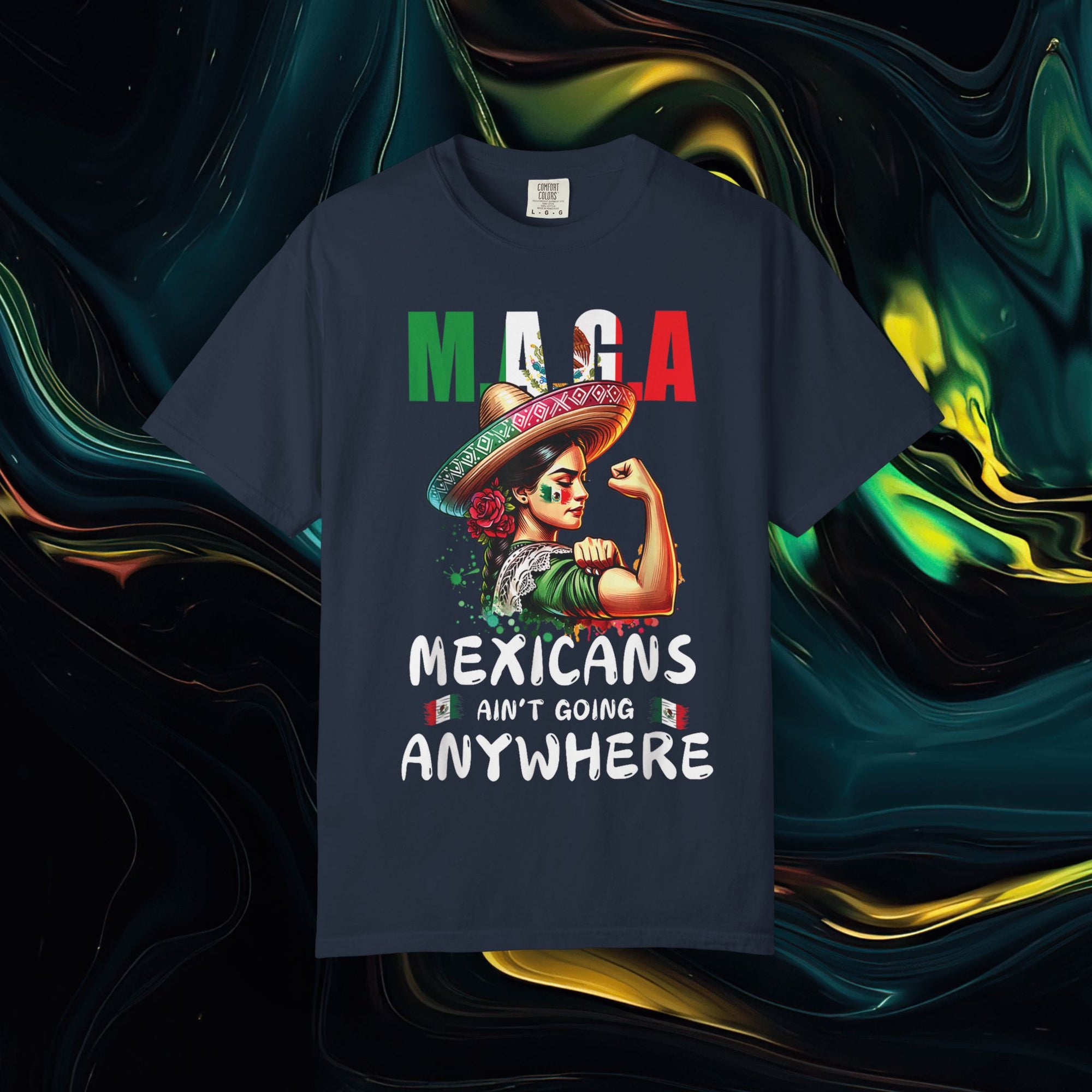 M.A.G.A. Fuerza | Comfort Colors C1717 | Unisex Garment-Dyed T-shirt