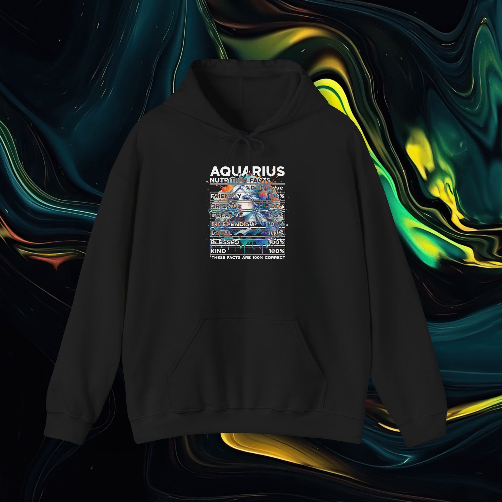 Aquarius | Gildan 18500 | Unisex Heavy Blend™ Hooded Sweatshirt