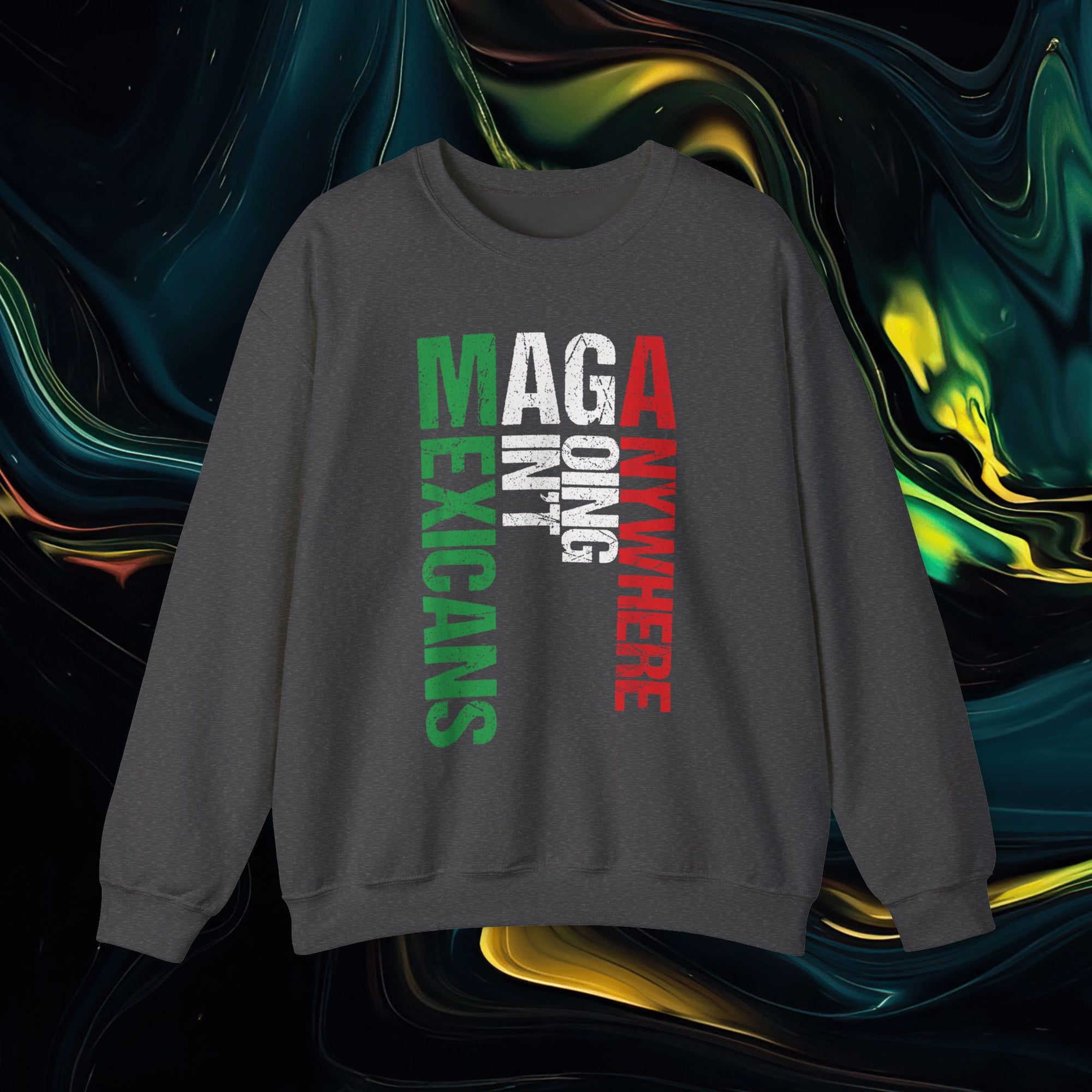 M.A.G.A. Vertical | Gildan 18000 | Unisex Heavy Blend™ Crewneck Sweatshirt