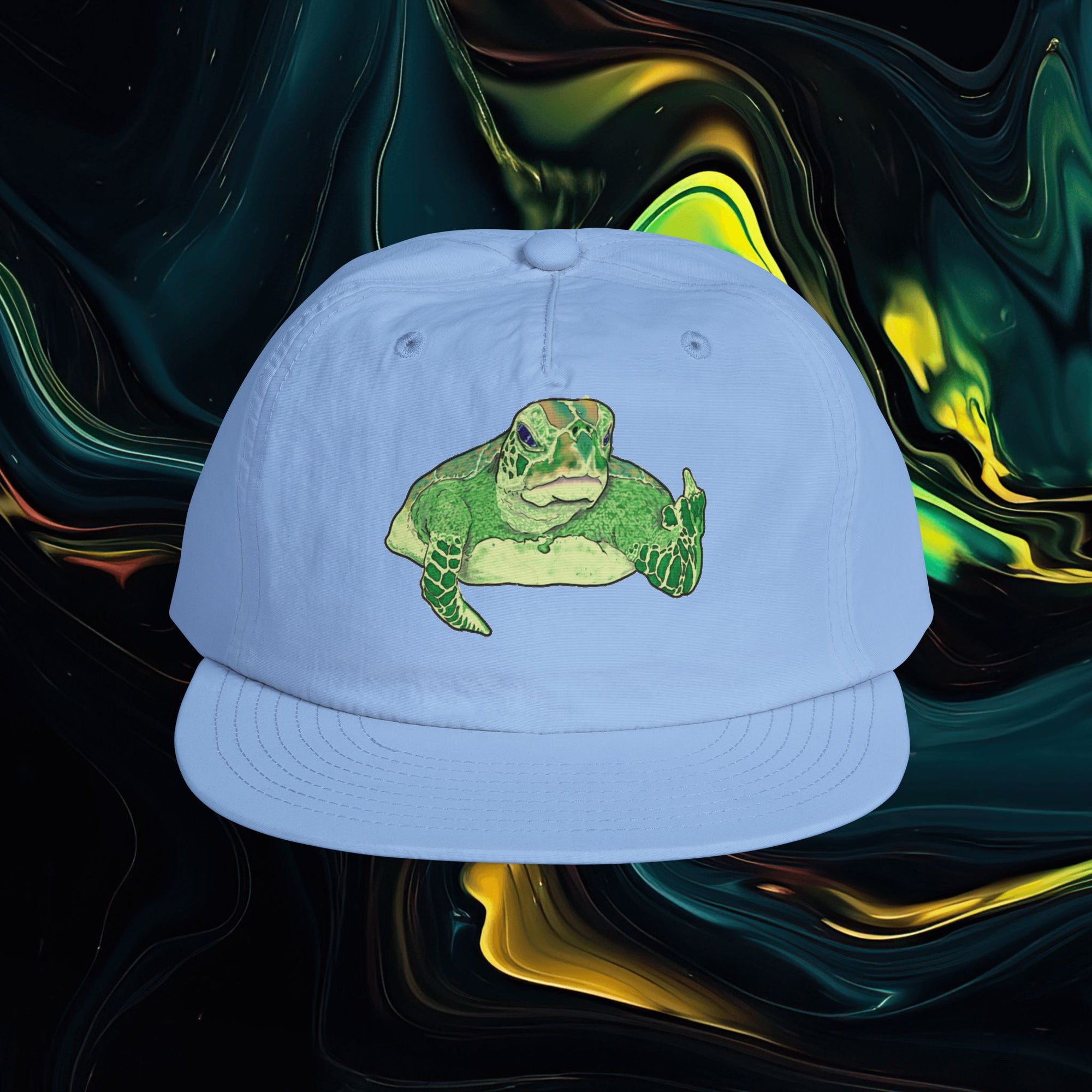 Turtle With Attitude | Surf Cap