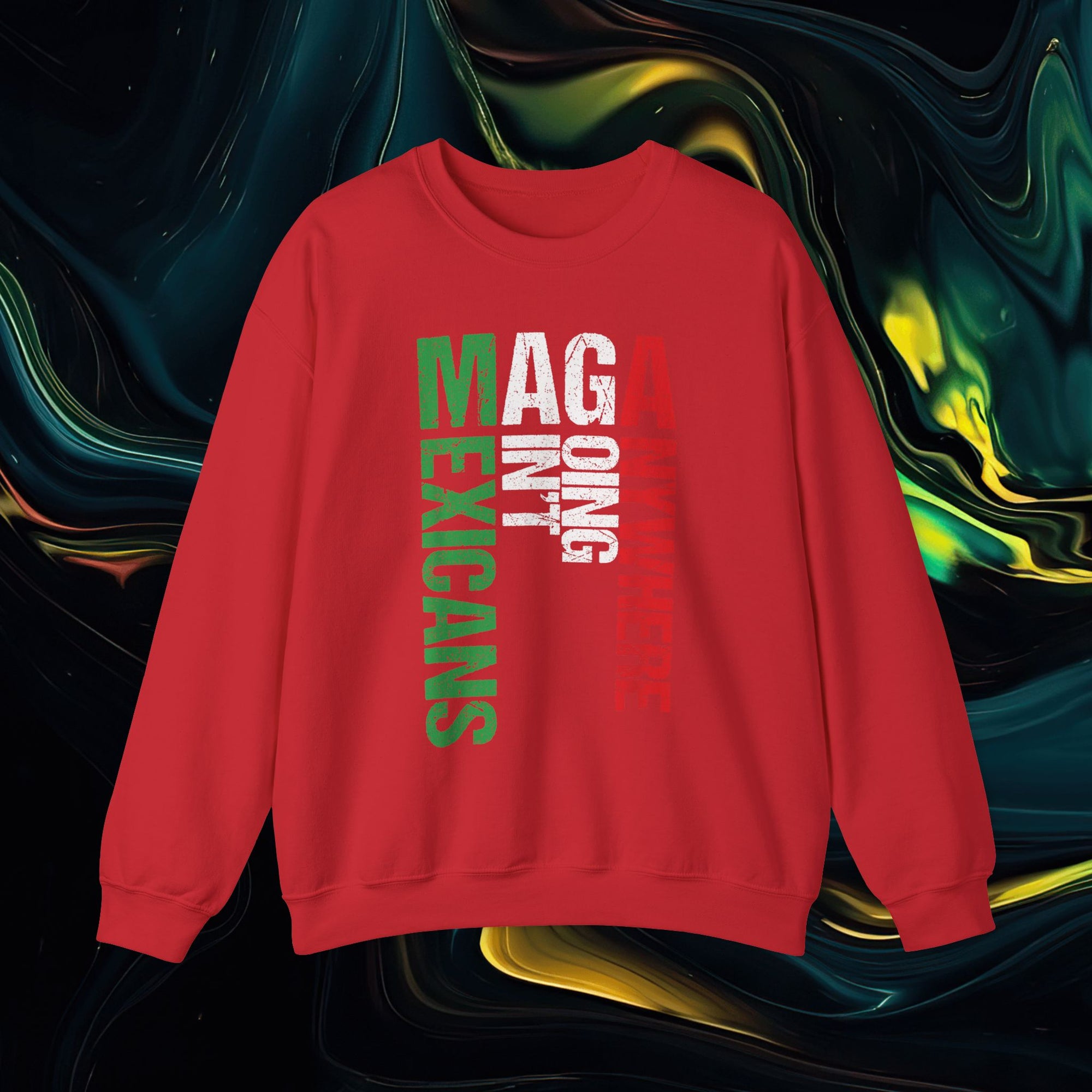 M.A.G.A. Vertical | Gildan 18000 | Unisex Heavy Blend™ Crewneck Sweatshirt