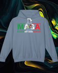 M.A.G.A. Political Sign | Comfort Colors 1467 | Unisex Lightweight Hooded Sweatshirt