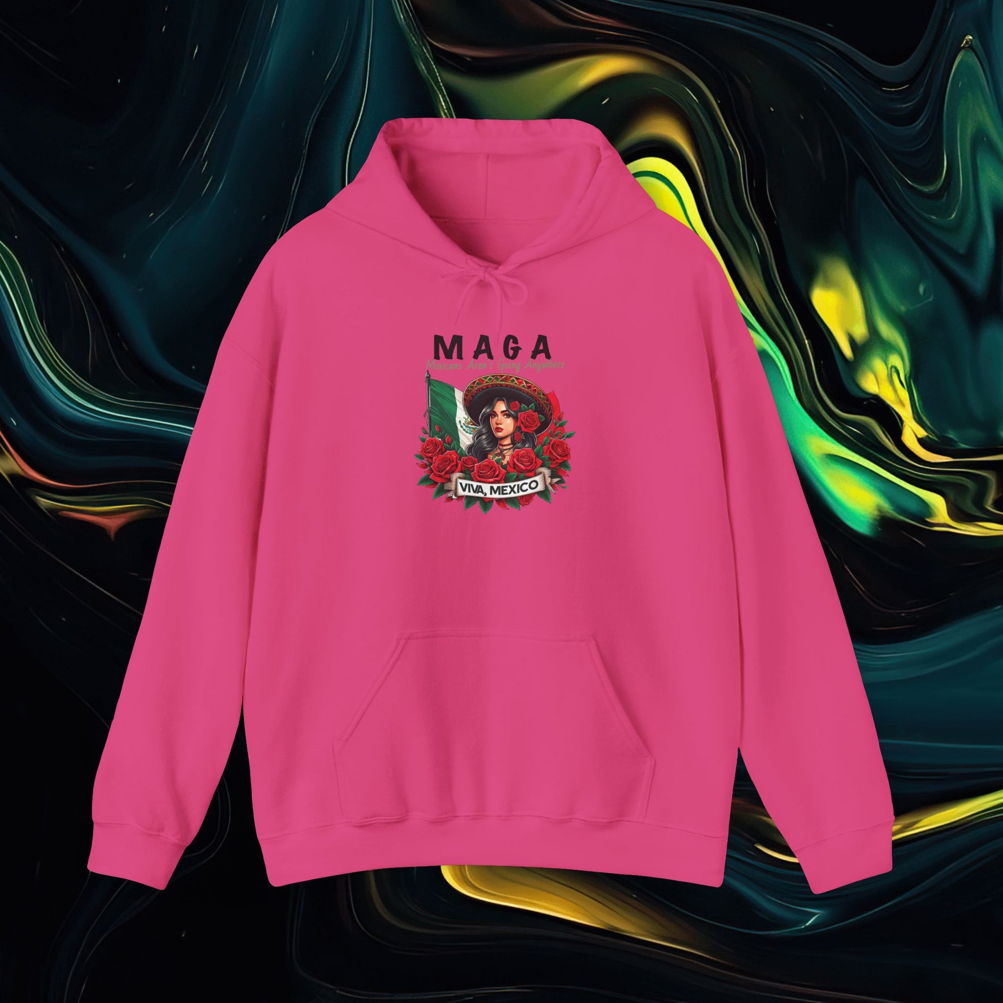 M.A.G.A. Viva Mexico | Gildan 18500 | Unisex Heavy Blend™ Hooded Sweatshirt