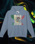 M.A.G.A. Flying Eagle | Comfort Colors 1467 | Unisex Lightweight Hooded Sweatshirt
