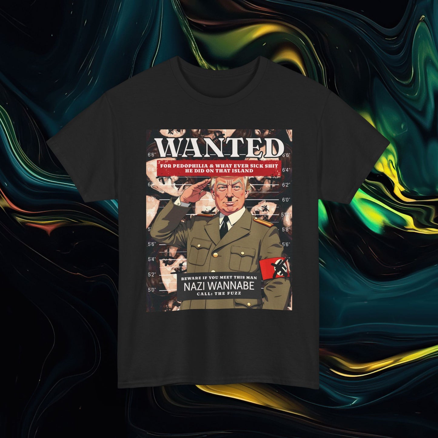 Wanted Pedo |  Heavy Cotton T