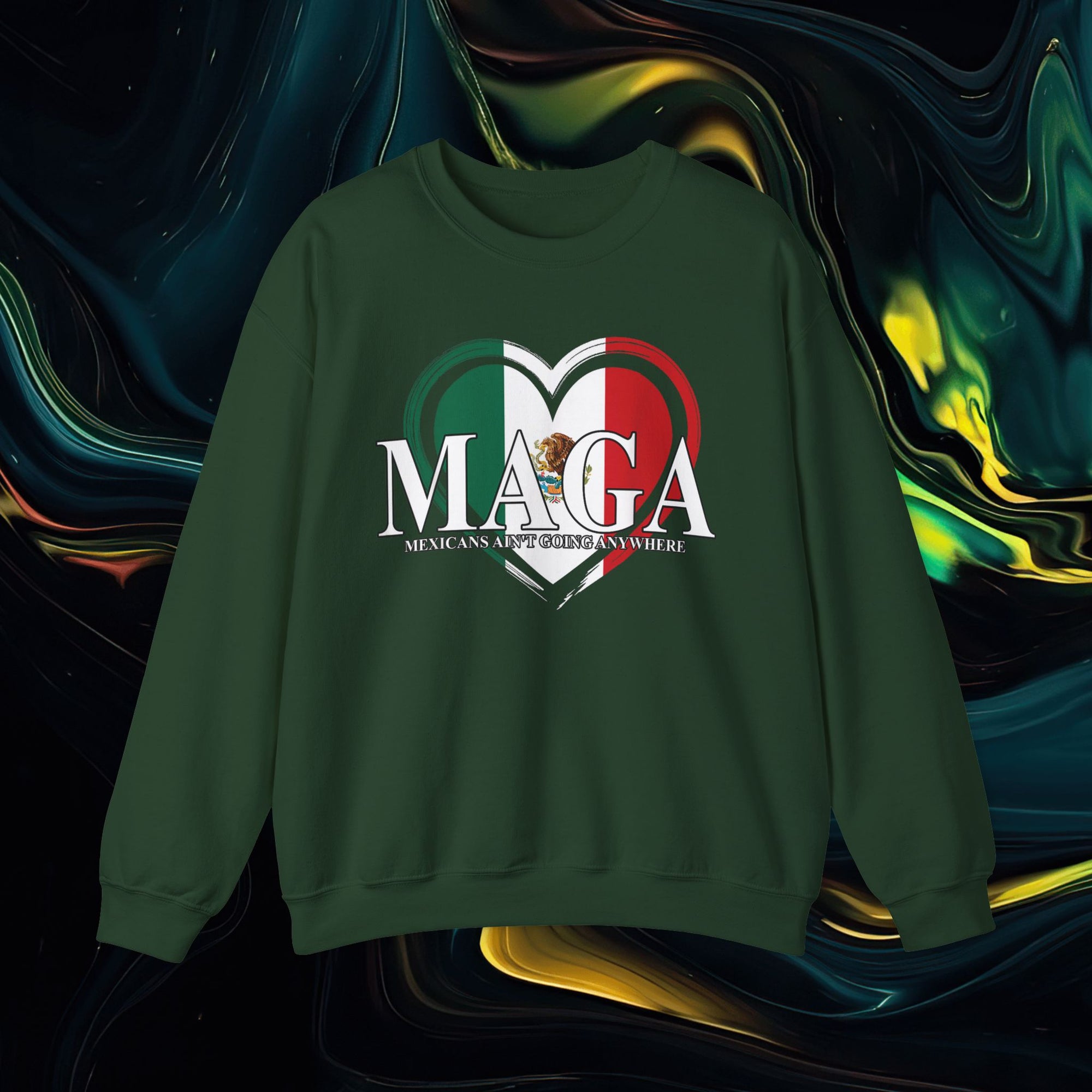 M.A.G.A. &lt;3 | Gildan 18000 | Unisex Heavy Blend™ Crewneck Sweatshirt