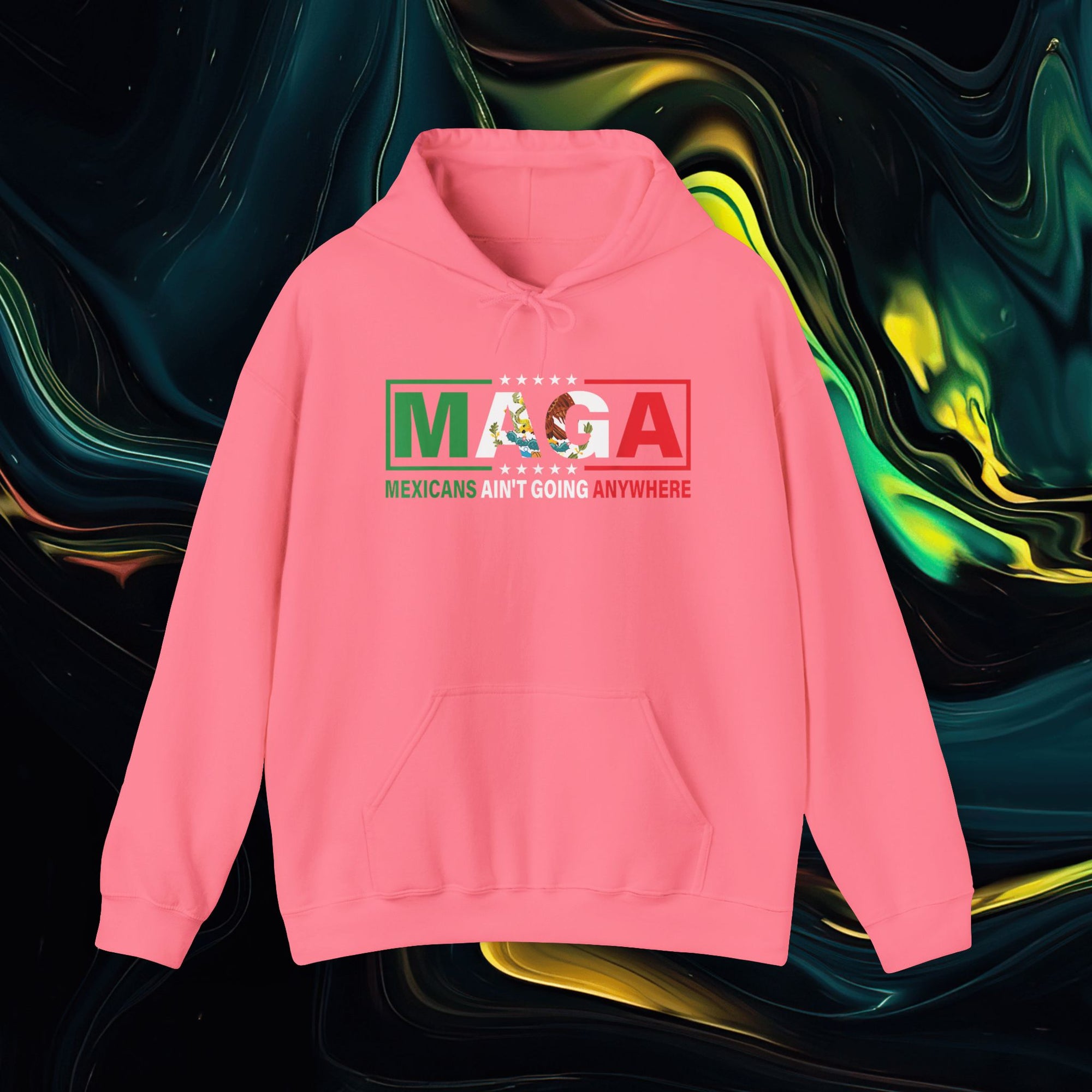M.A.G.A. Political Sign | Gildan 18500 | Unisex Heavy Blend™ Hooded Sweatshirt