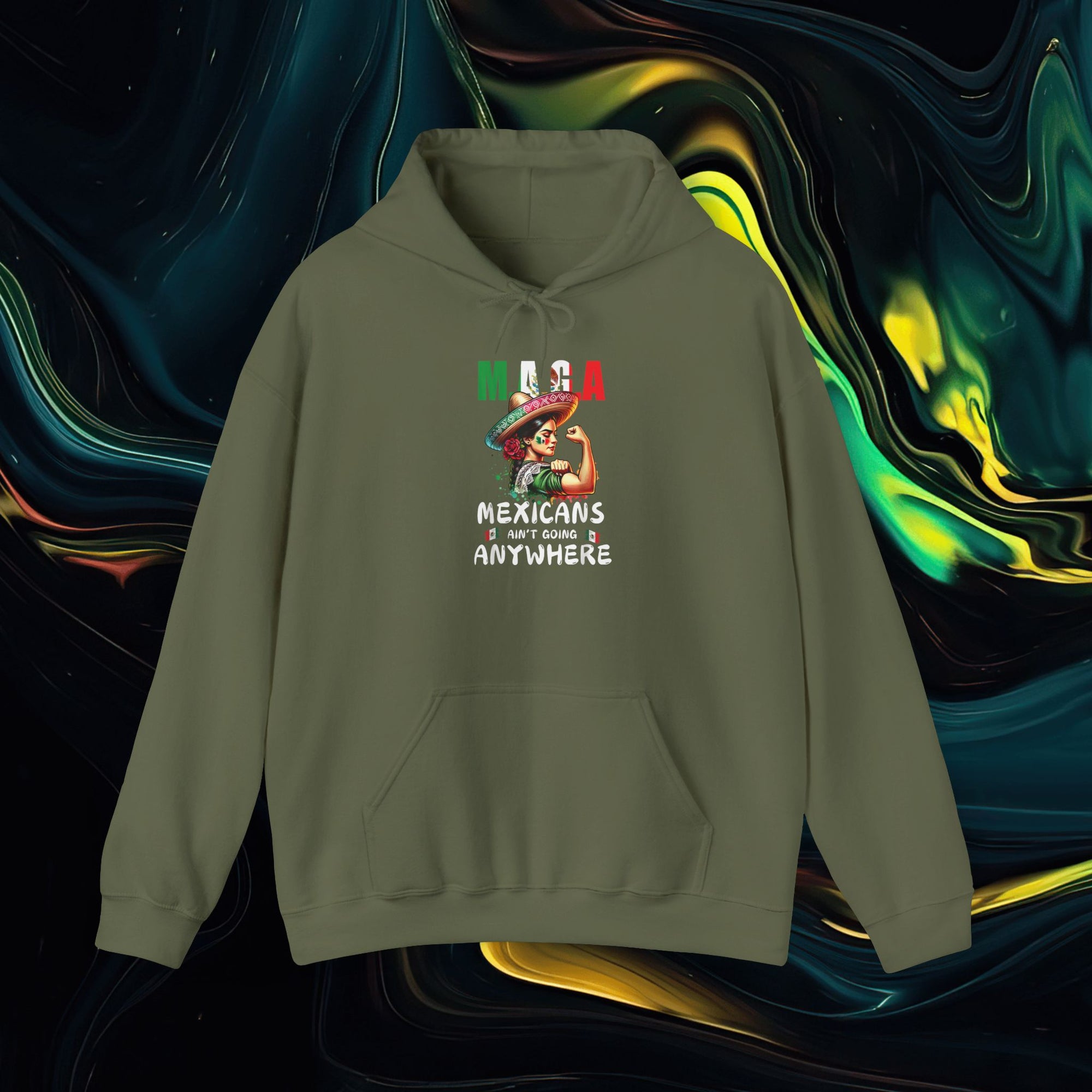 M.A.G.A. Fuerza | Gildan 18500 | Unisex Heavy Blend™ Hooded Sweatshirt