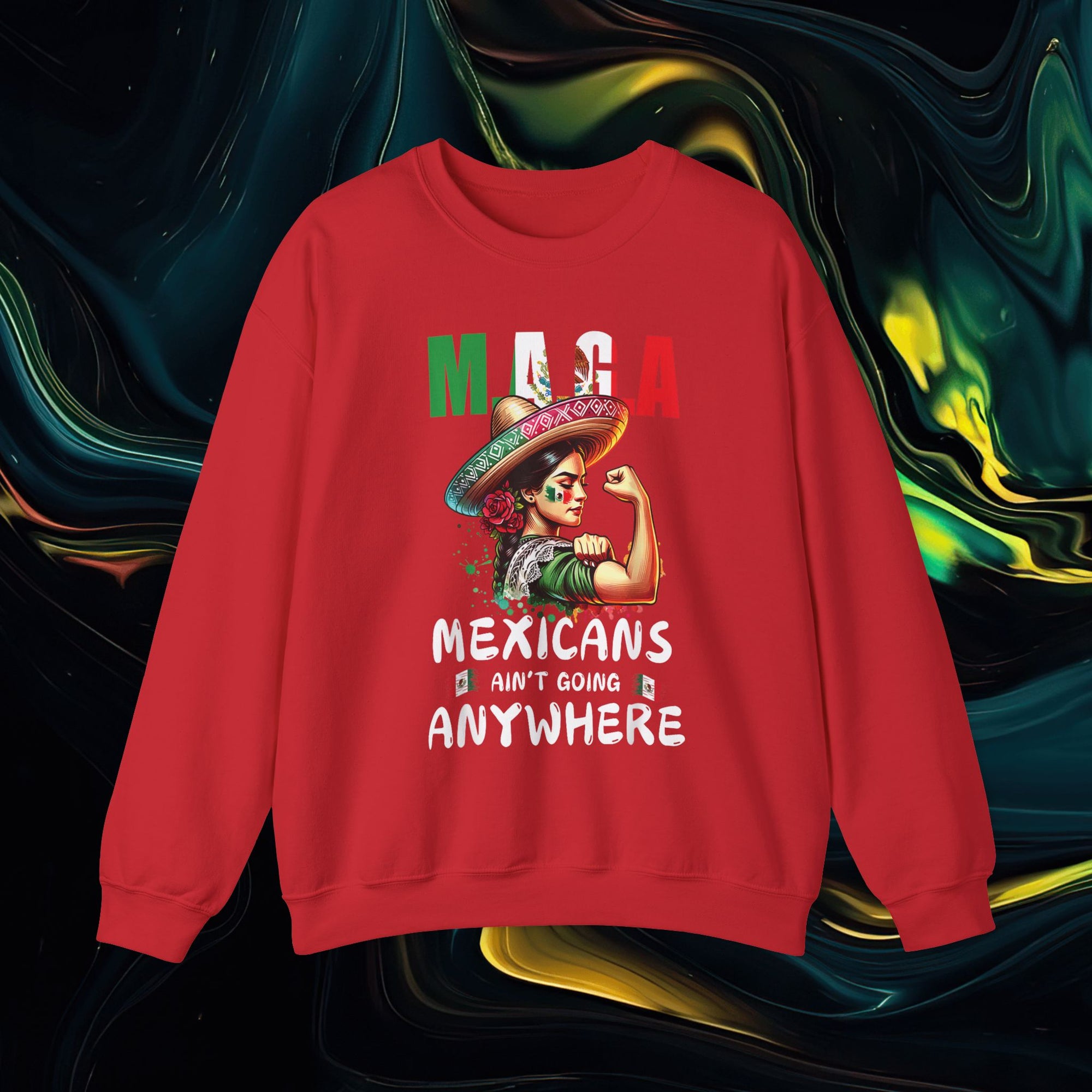 M.A.G.A. Fuerza | Gildan 18000 | Unisex Heavy Blend™ Crewneck Sweatshirt