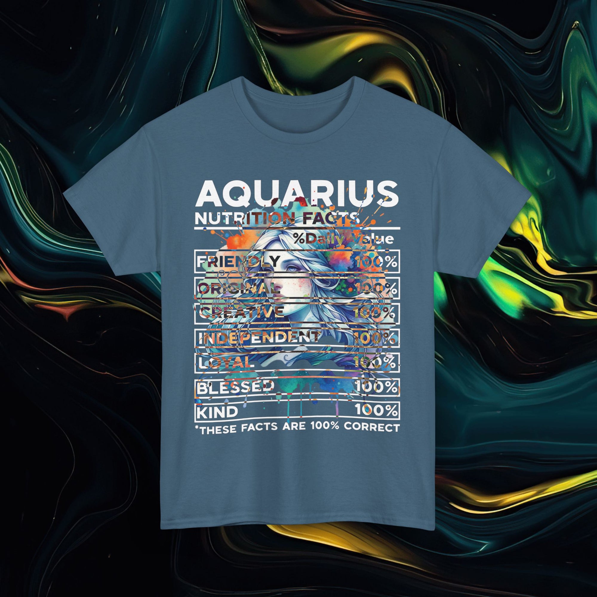 Aquarius | Gildan 5000 | Unisex Heavy Cotton Tee