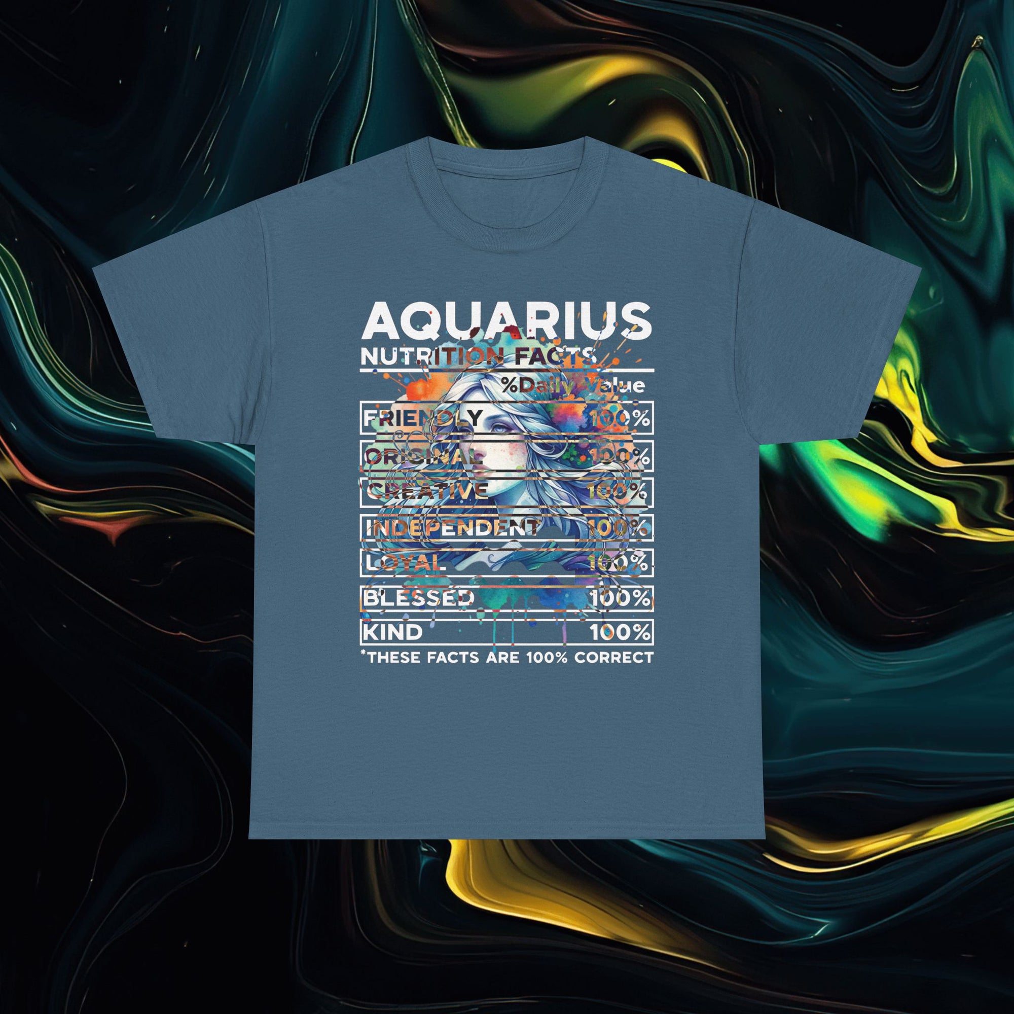 Aquarius | Gildan 5000 | Unisex Heavy Cotton Tee