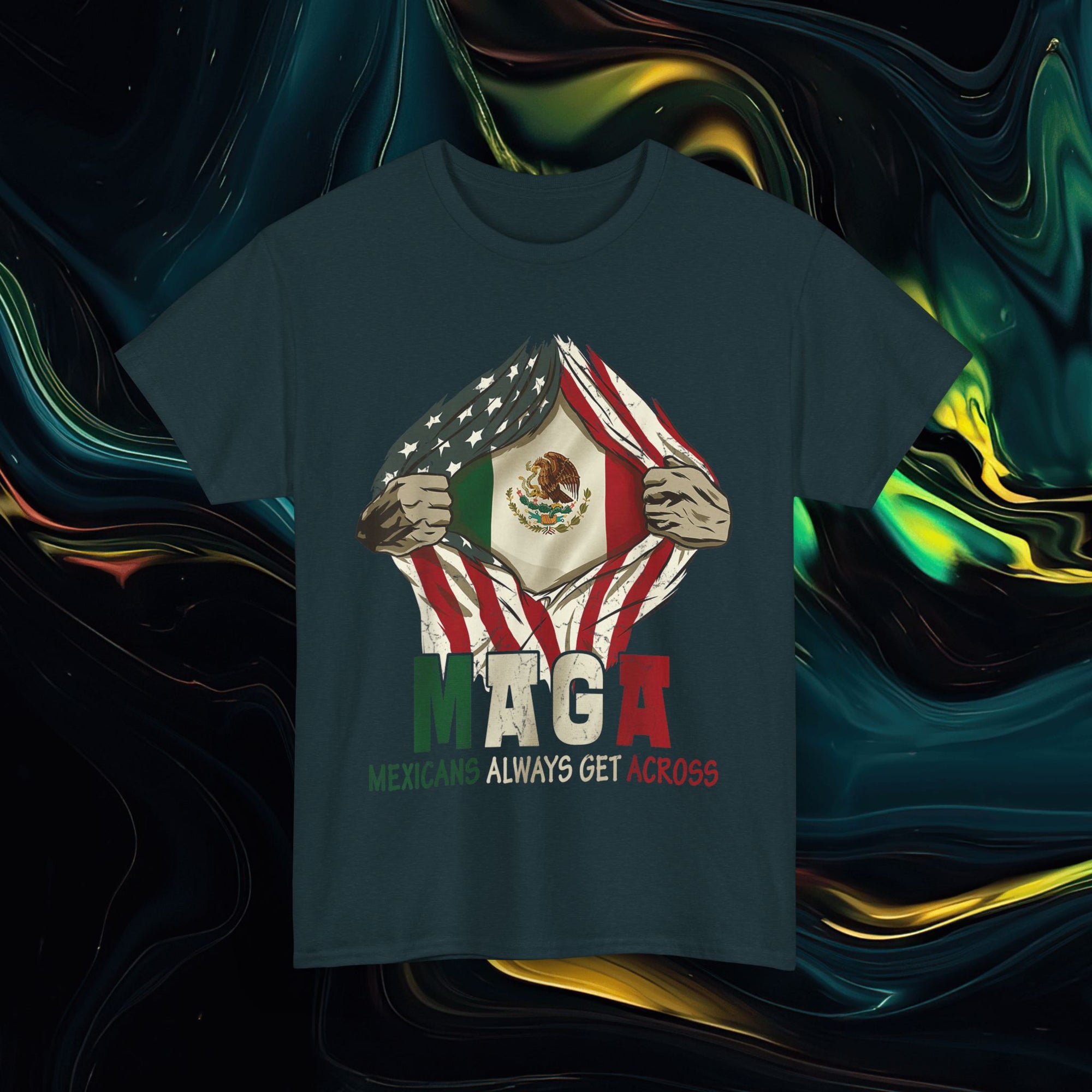 M.A.G.A.  Always Get Across | Gildan 5000 | Unisex Heavy Cotton Tee