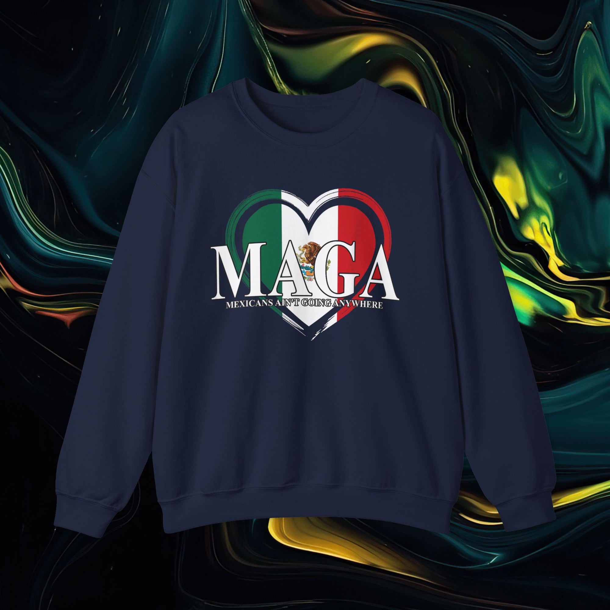 M.A.G.A. &lt;3 | Gildan 18000 | Unisex Heavy Blend™ Crewneck Sweatshirt