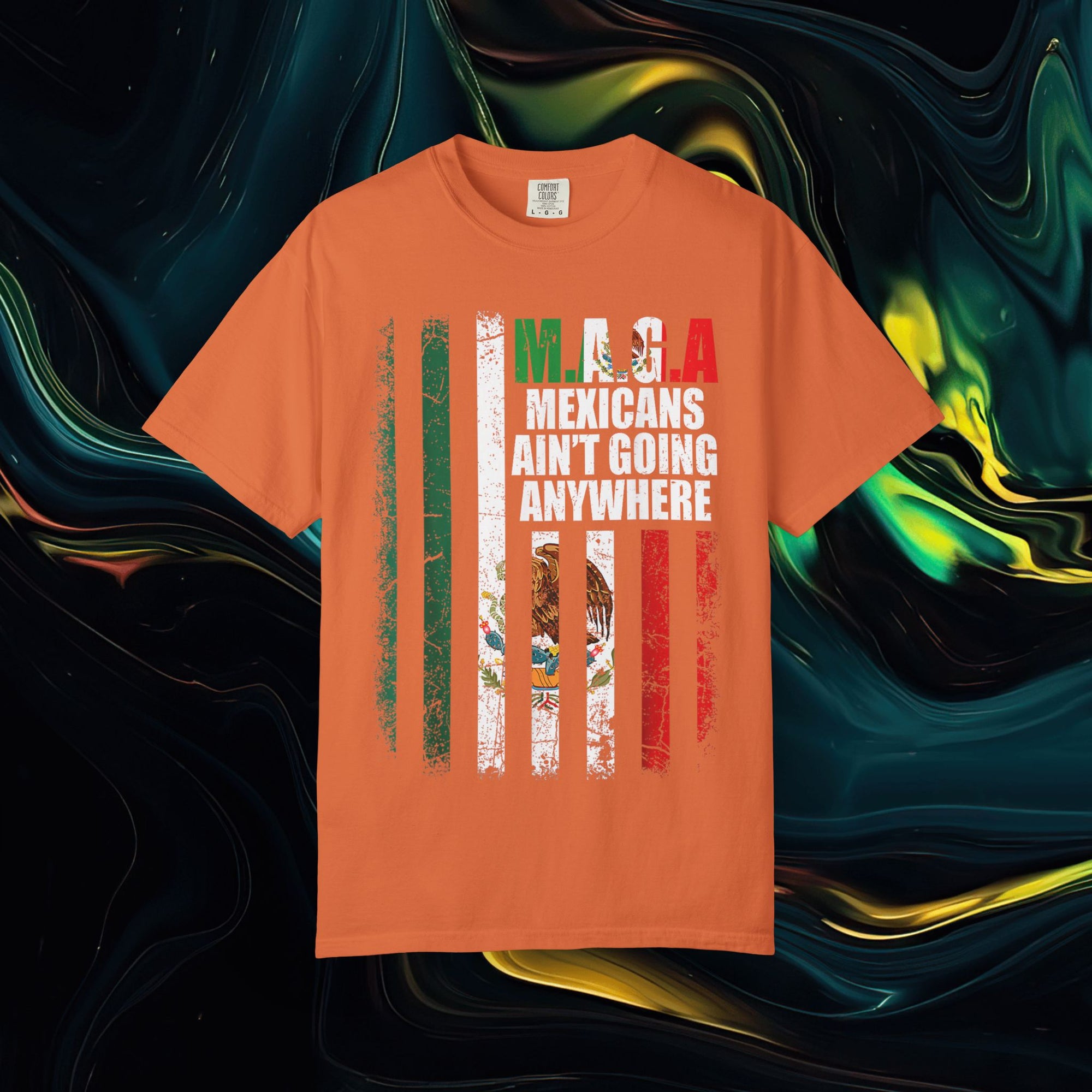 M.A.G.A. Mexican/American Flag | Comfort Colors C1717 | Unisex Garment-Dyed T-shirt