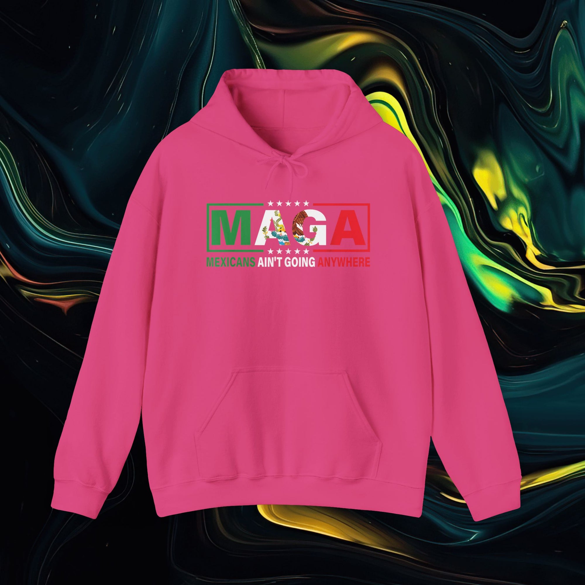 M.A.G.A. Political Sign | Gildan 18500 | Unisex Heavy Blend™ Hooded Sweatshirt