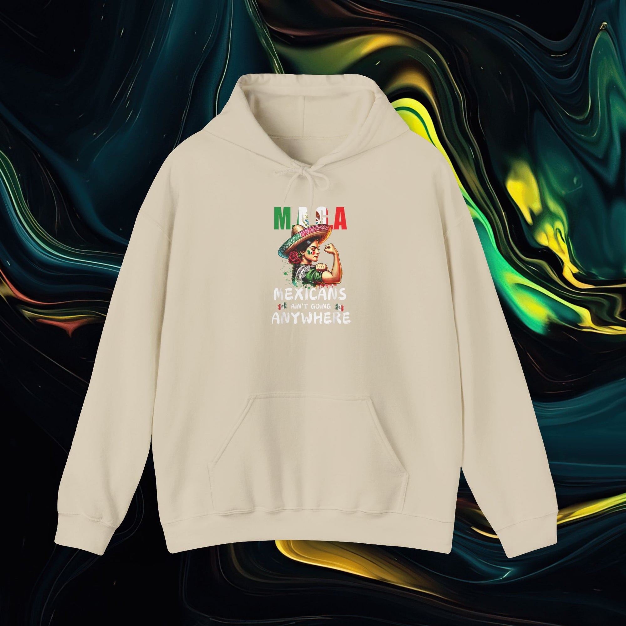 M.A.G.A. Fuerza | Gildan 18500 | Unisex Heavy Blend™ Hooded Sweatshirt