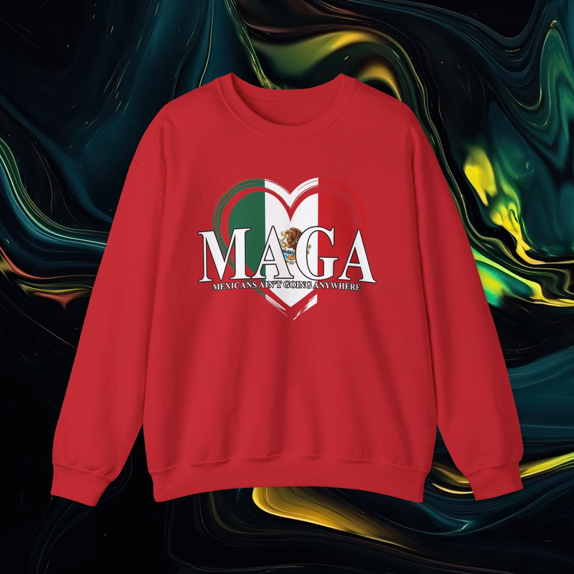 M.A.G.A. &lt;3 | Gildan 18000 | Unisex Heavy Blend™ Crewneck Sweatshirt