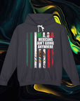 M.A.G.A. Mexican/American Flag | Comfort Colors 1467 | Unisex Lightweight Hooded Sweatshirt