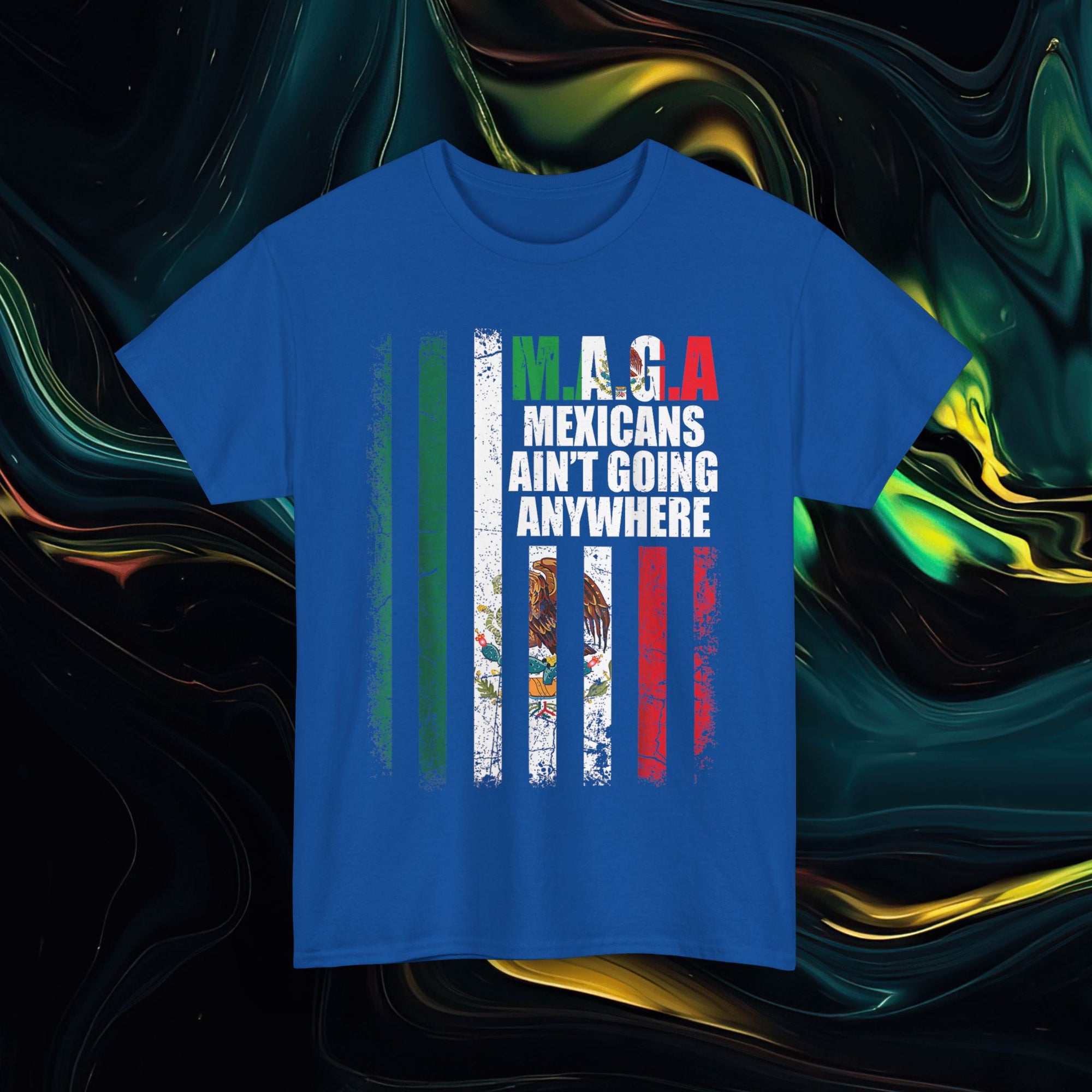 M.A.G.A. Mexican/American Flag | Gildan 5000 | Unisex Heavy Cotton Tee