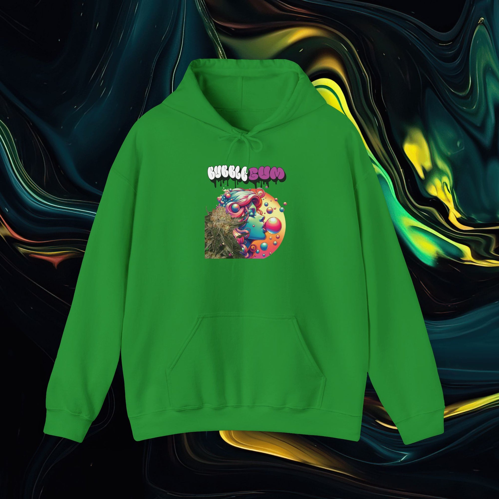 Bubble Gum | Gildan 18500 | Unisex Heavy Blend™ Hooded Sweatshirt