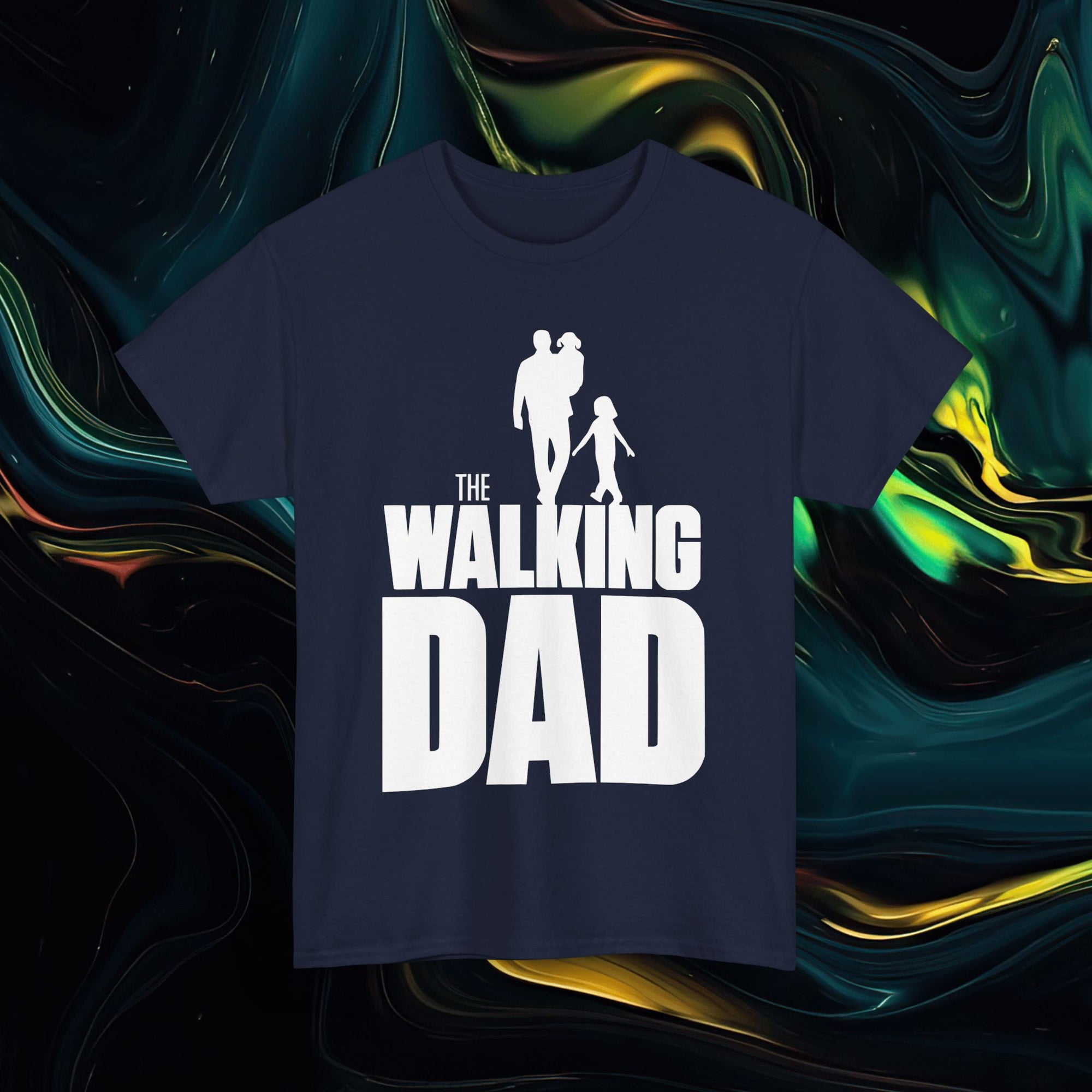 The Walking Dad | Gildan 5000 | Unisex Heavy Cotton Tee
