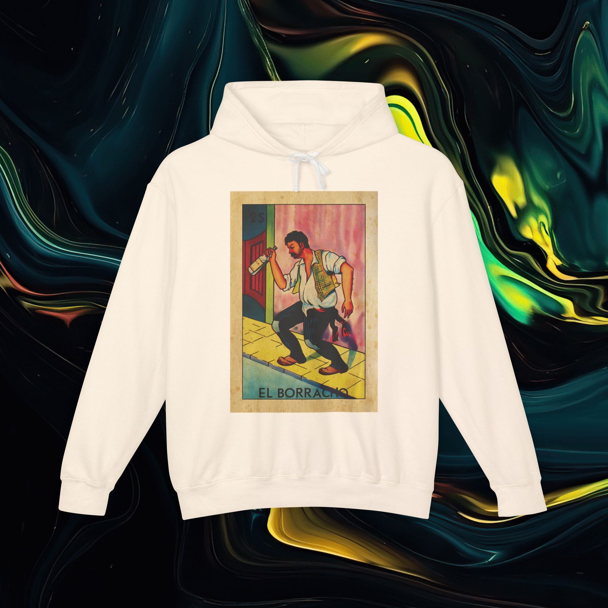 Borracho | Comfort Colors 1467 | Unisex Lightweight Hooded Sweatshirt