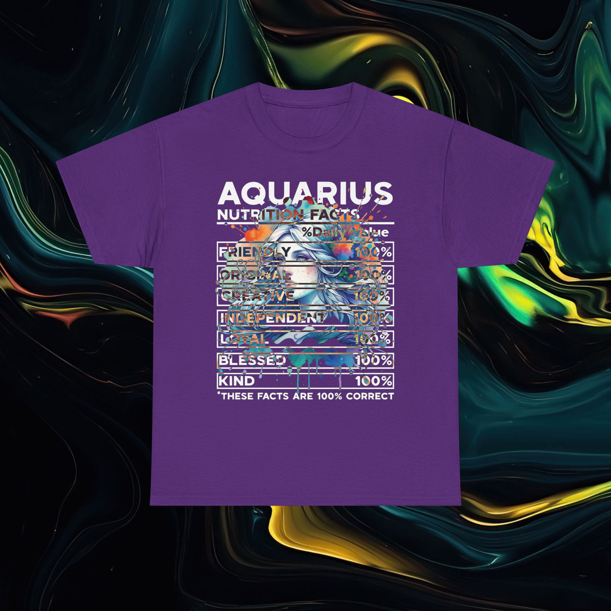Aquarius | Gildan 5000 | Unisex Heavy Cotton Tee