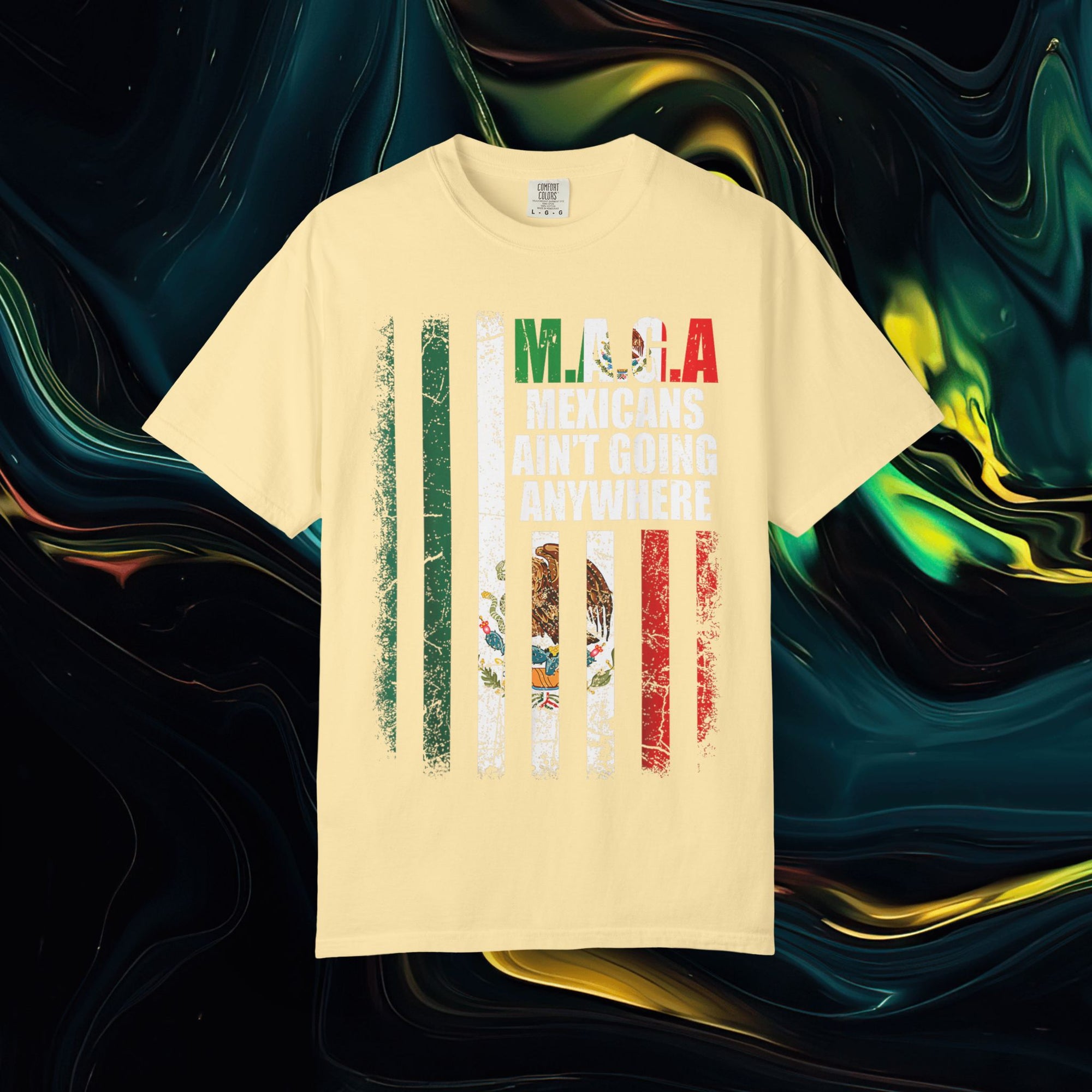 M.A.G.A. Mexican/American Flag | Comfort Colors C1717 | Unisex Garment-Dyed T-shirt