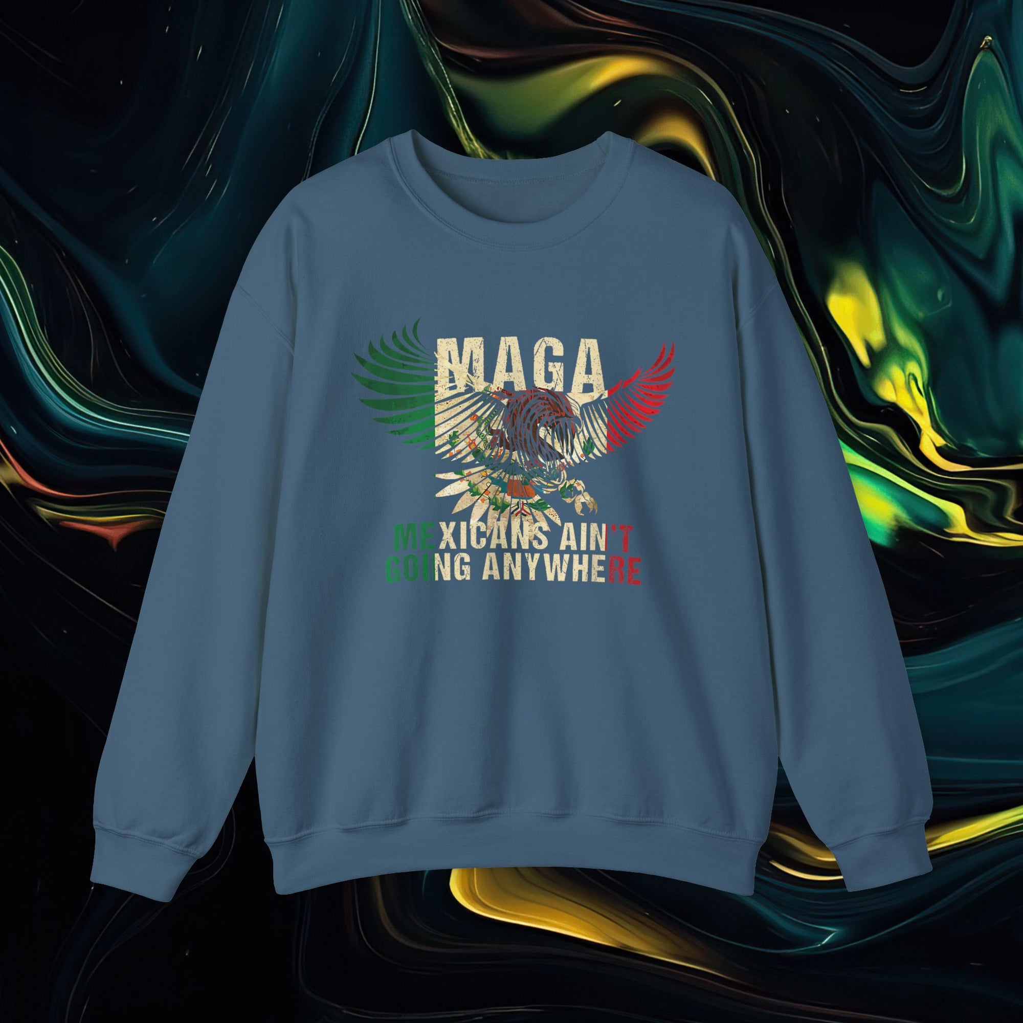 M.A.G.A. Flying Eagle | Gildan 18000 | Unisex Heavy Blend™ Crewneck Sweatshirt