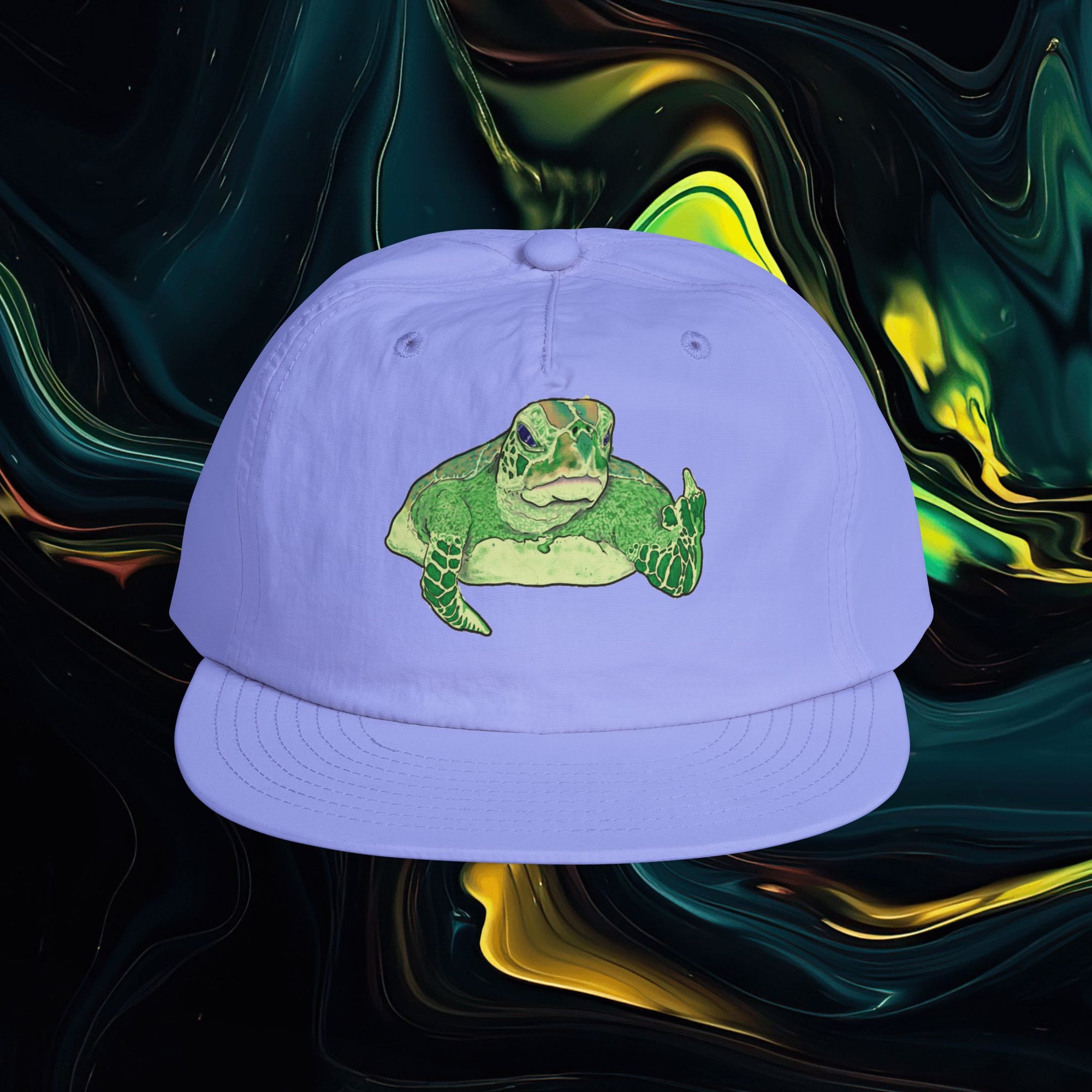 Turtle With Attitude | Surf Cap