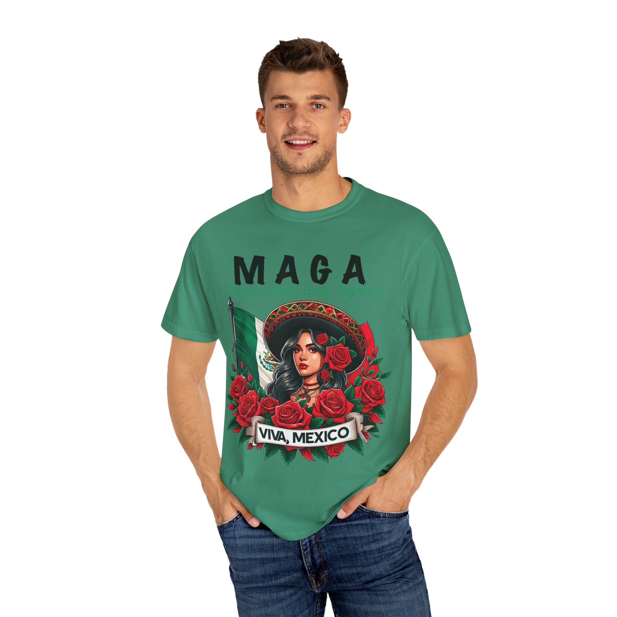 M.A.G.A. Viva Mexico | Comfort Colors C1717 | Unisex Garment-Dyed T-shirt