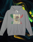 M.A.G.A. Flying Eagle | Comfort Colors 1467 | Unisex Lightweight Hooded Sweatshirt