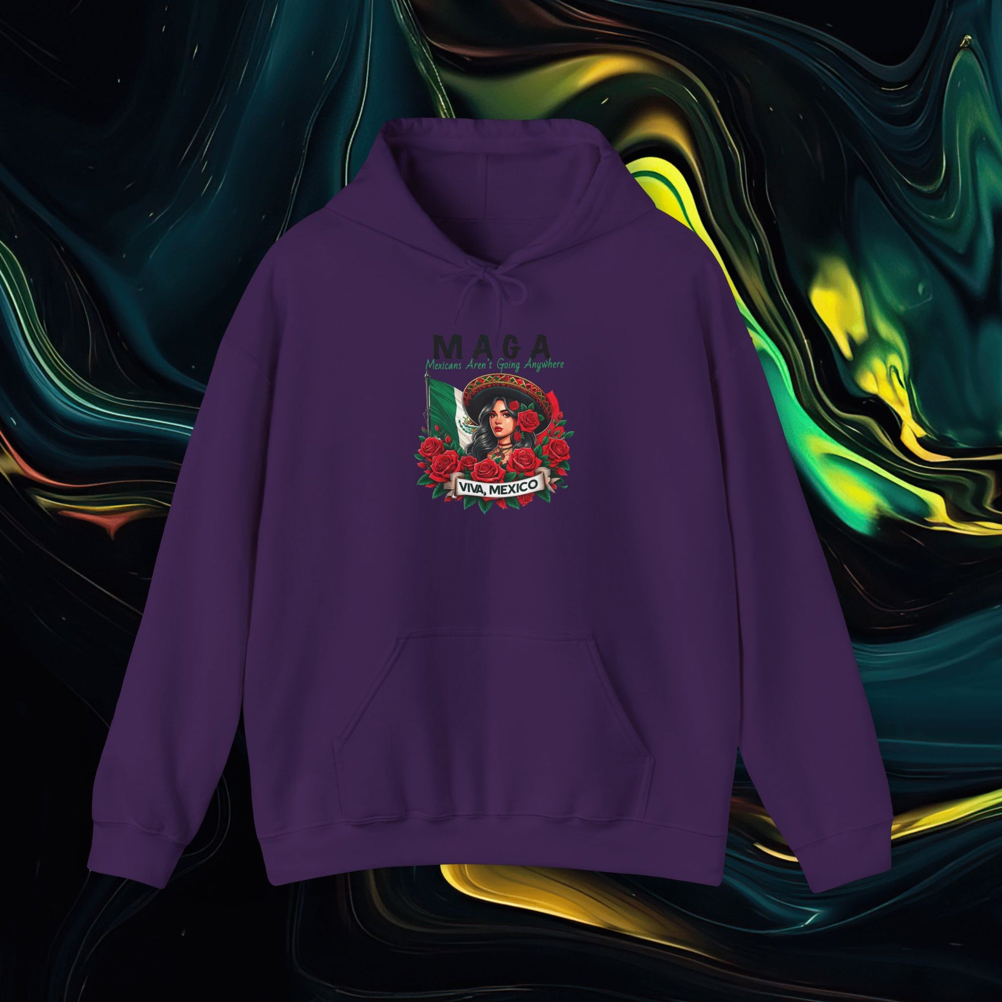 M.A.G.A. Viva Mexico | Gildan 18500 | Unisex Heavy Blend™ Hooded Sweatshirt