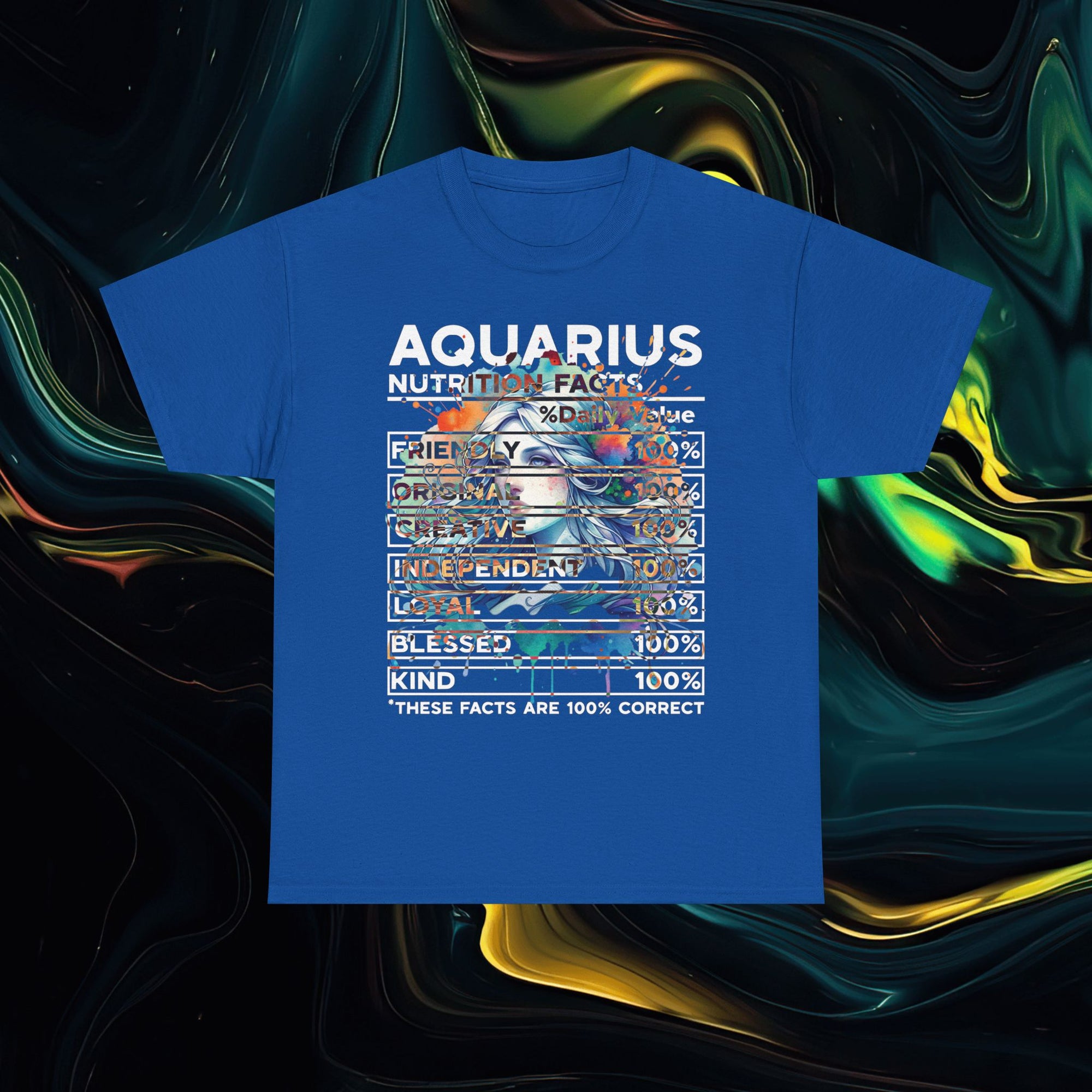 Aquarius | Gildan 5000 | Unisex Heavy Cotton Tee
