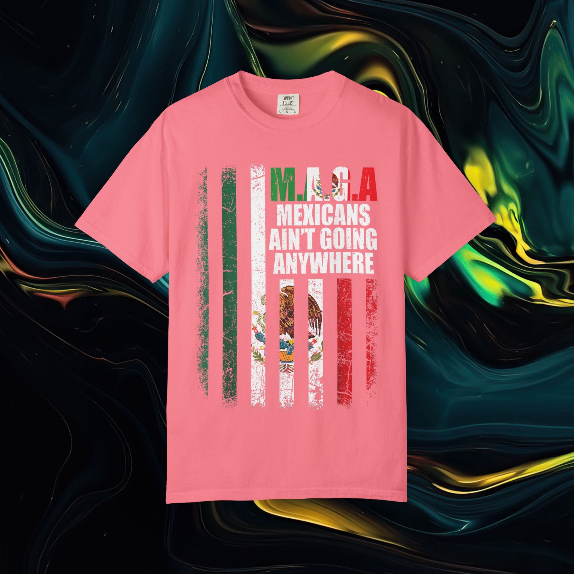 M.A.G.A. Mexican/American Flag | Comfort Colors C1717 | Unisex Garment-Dyed T-shirt