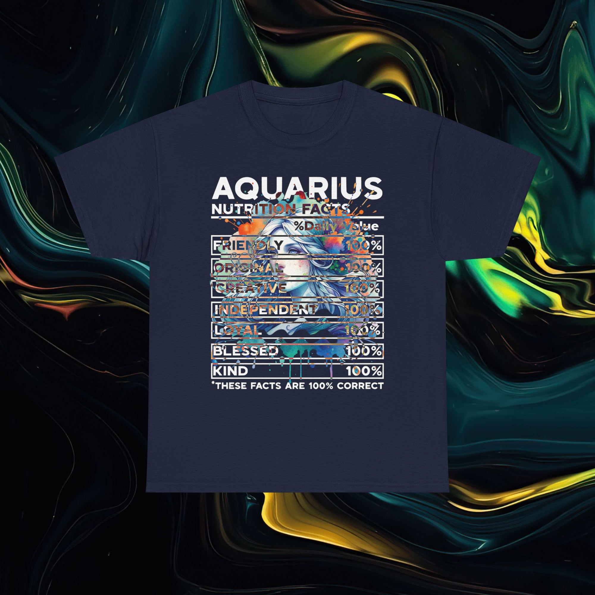 Aquarius | Gildan 5000 | Unisex Heavy Cotton Tee