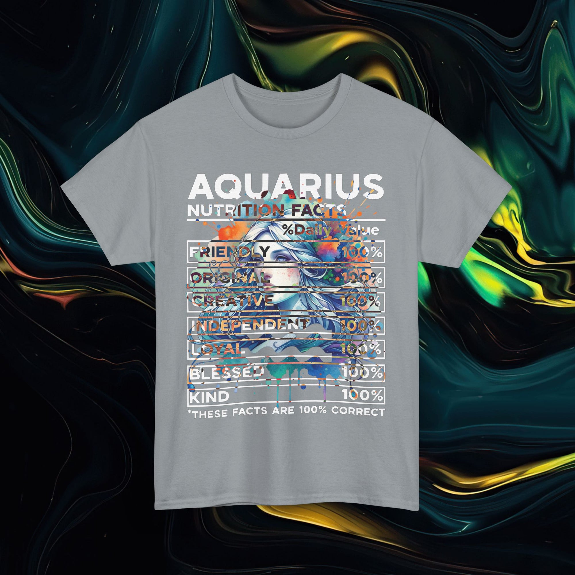 Aquarius | Gildan 5000 | Unisex Heavy Cotton Tee