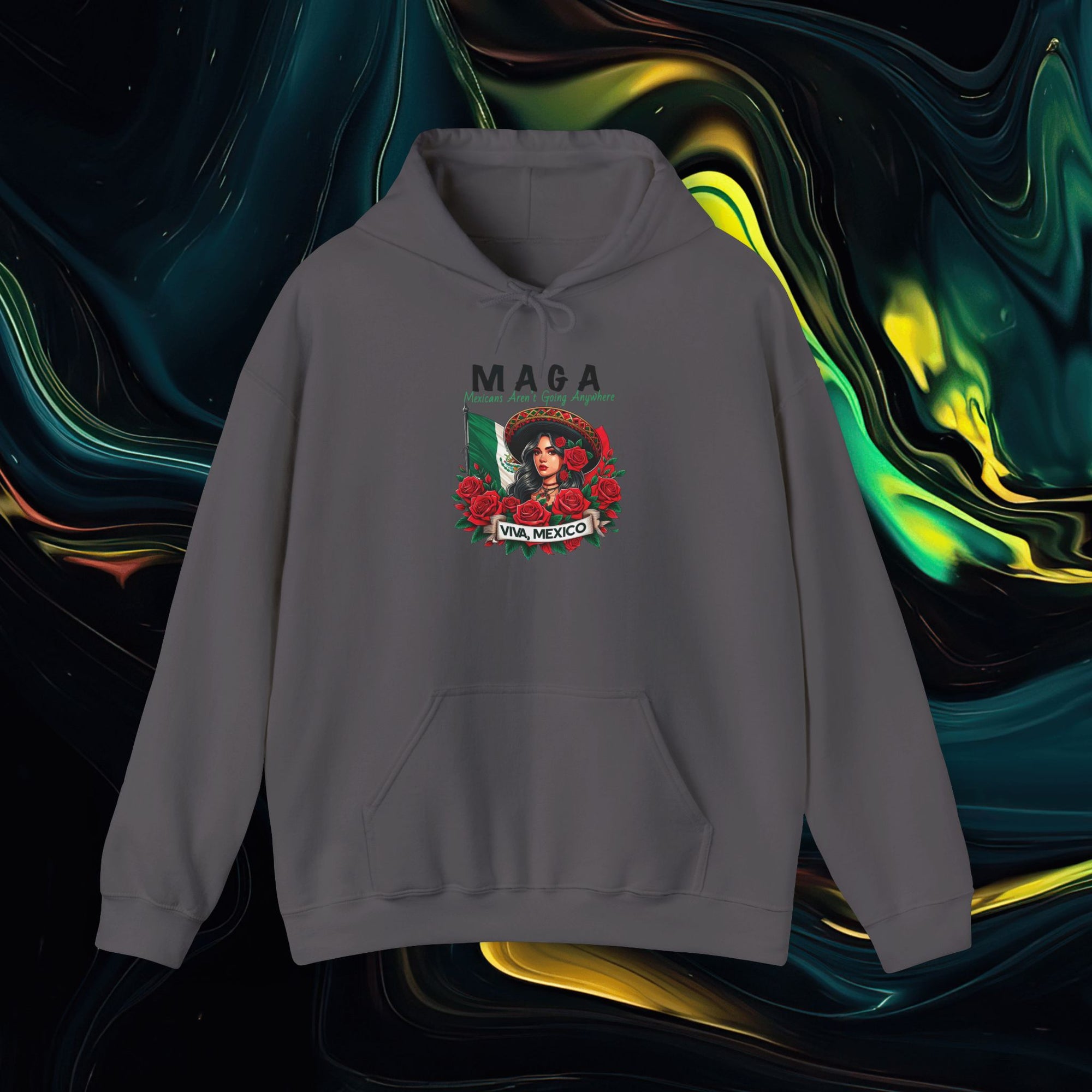 M.A.G.A. Viva Mexico | Gildan 18500 | Unisex Heavy Blend™ Hooded Sweatshirt