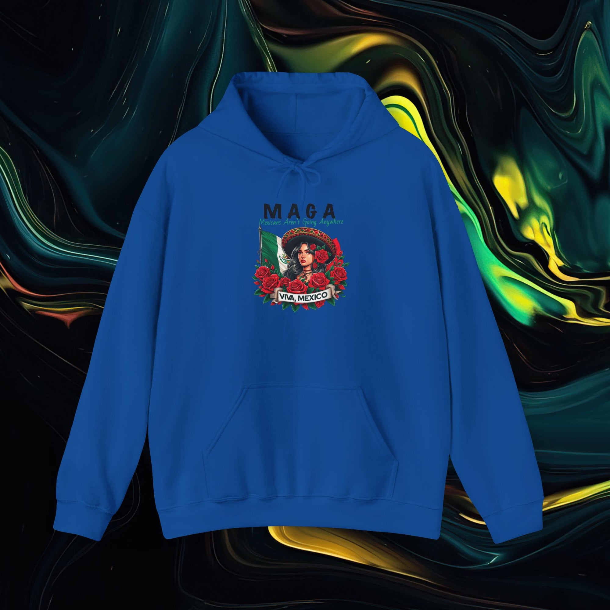 M.A.G.A. Viva Mexico | Gildan 18500 | Unisex Heavy Blend™ Hooded Sweatshirt
