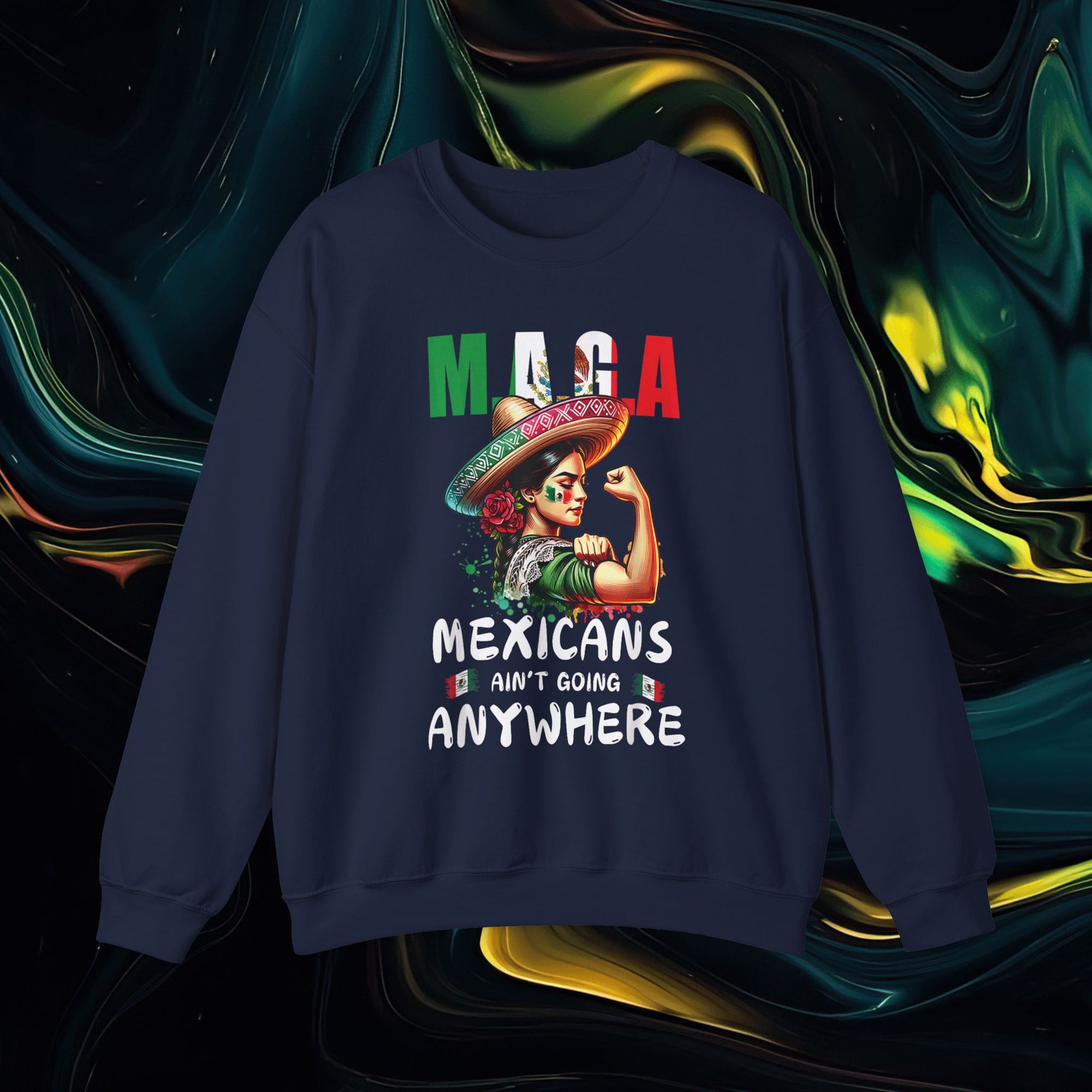 M.A.G.A. Fuerza | Gildan 18000 | Unisex Heavy Blend™ Crewneck Sweatshirt