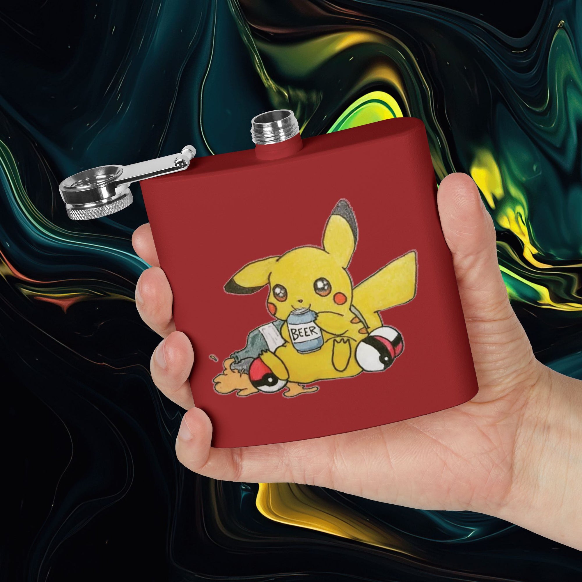 Pika | Stainless Steel Flask - 6oz Hip Flask for Parties &amp; Celebrations
