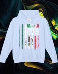 M.A.G.A. Mexican/American Flag | Comfort Colors 1467 | Unisex Lightweight Hooded Sweatshirt