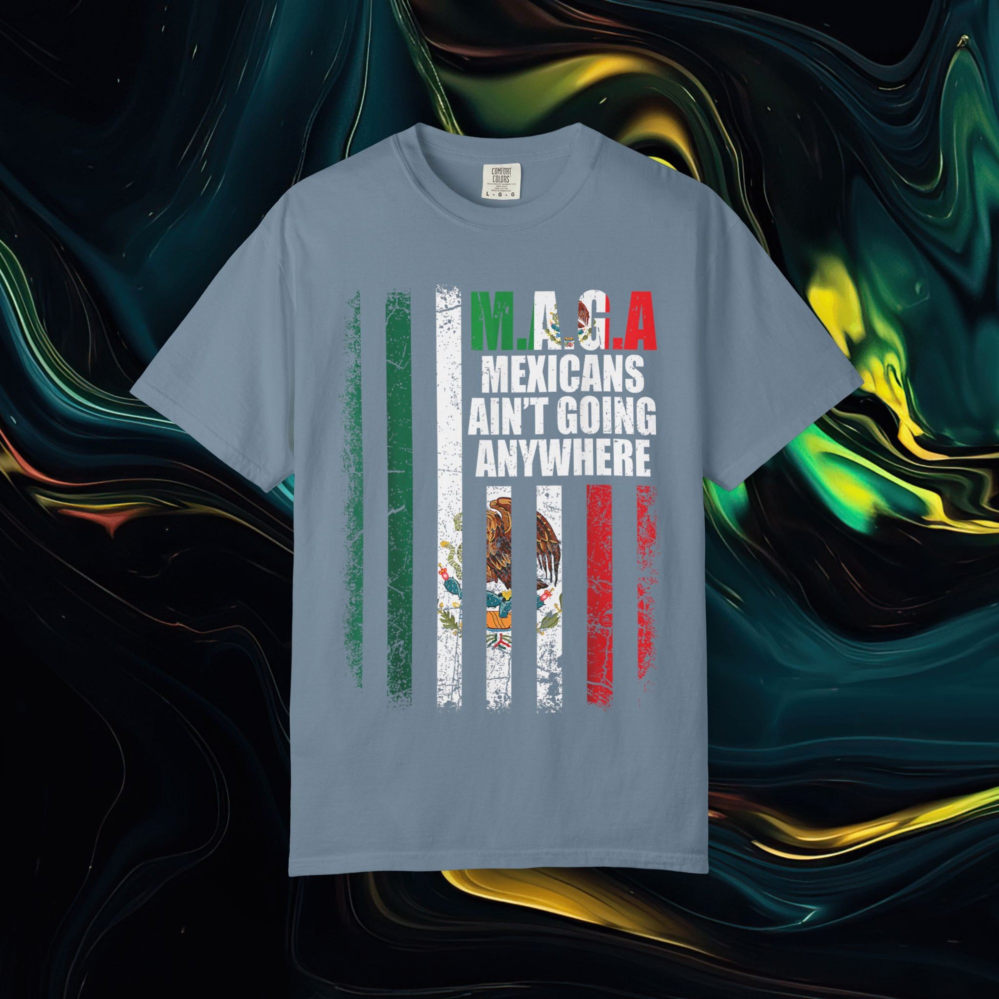 M.A.G.A. Mexican/American Flag | Comfort Colors C1717 | Unisex Garment-Dyed T-shirt